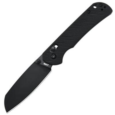 CJRB Lyrid J1953-BBK folding knife with AR-RPM9 black PVD blade