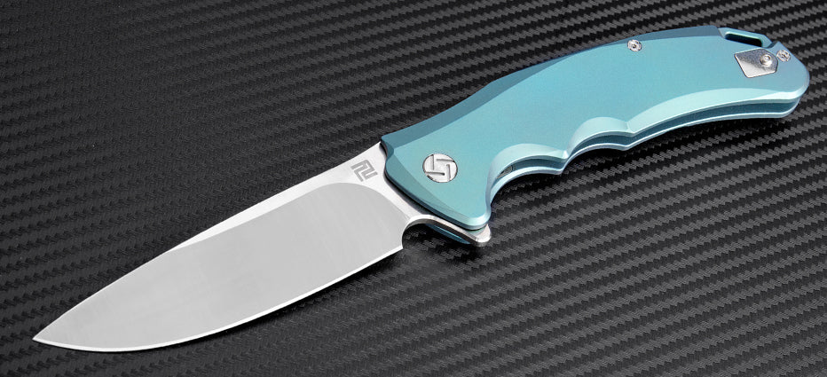 Artisan Cutlery Tradition 1702G folding knife with titanium handle