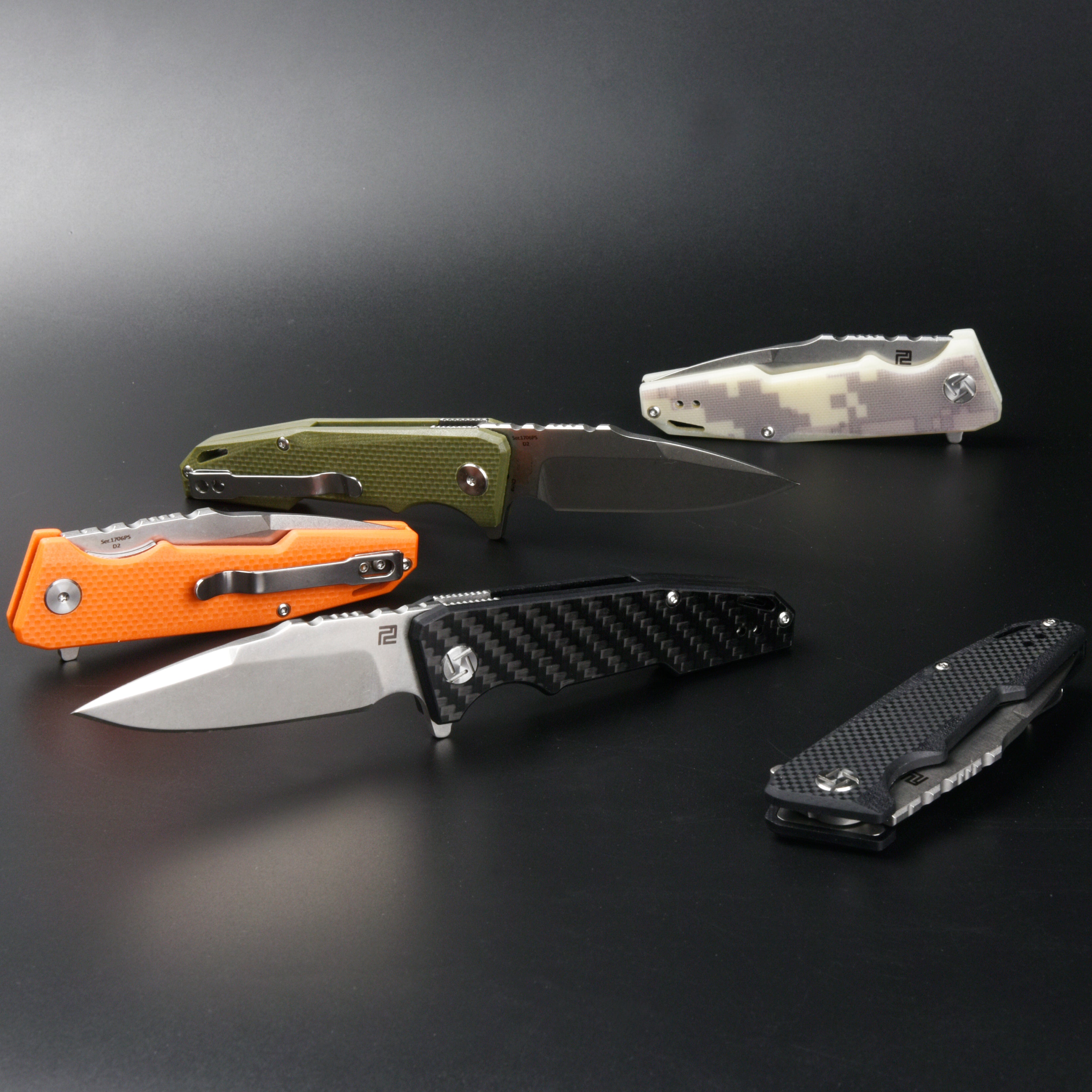 Artisan Cutlery Predator 1706PS folding knife side view