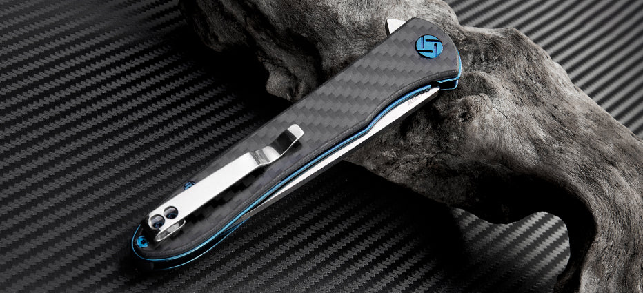 Artisan Cutlery Shark 1707P folding knife with carbon fiber handle