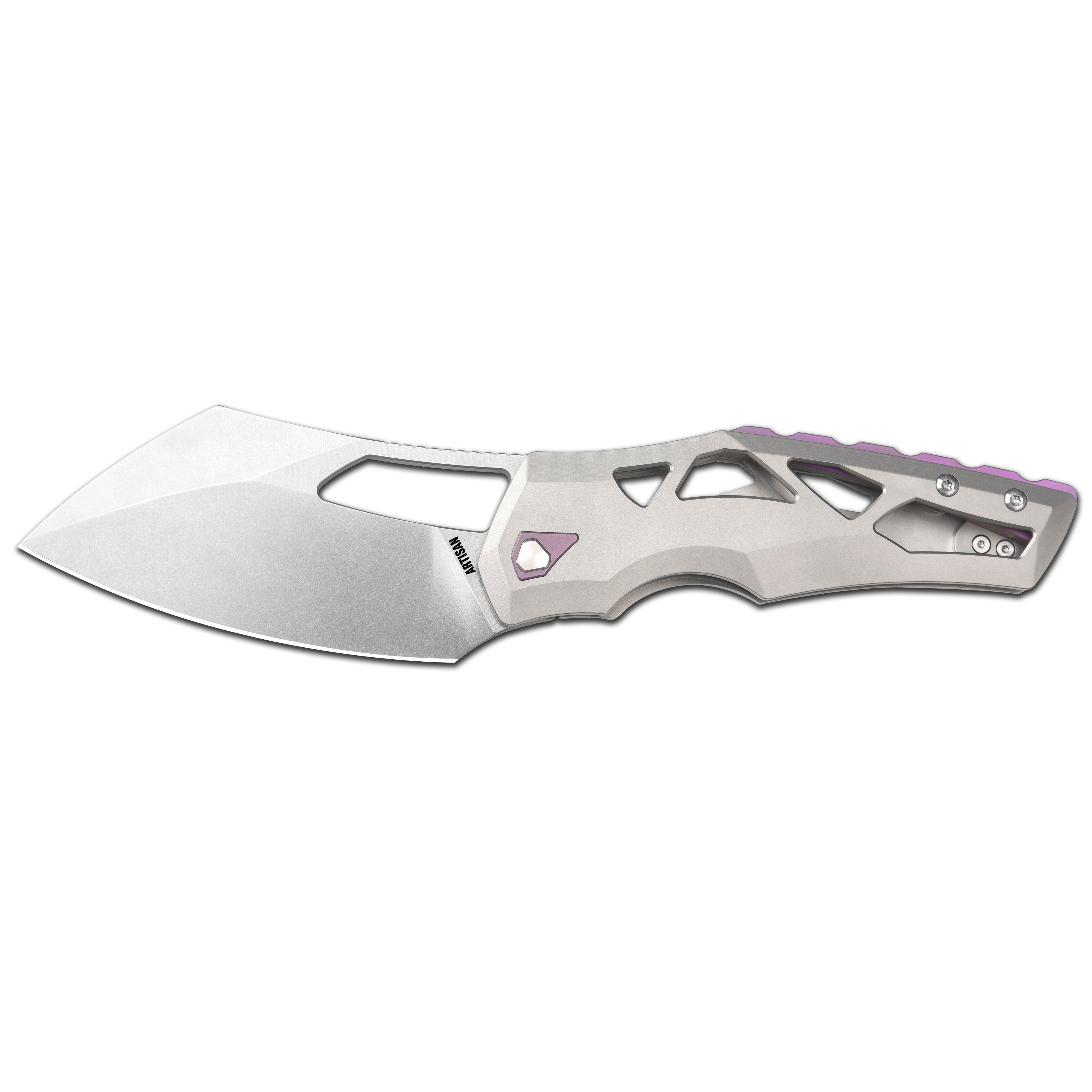 Artisan Cutlery Tortoise 1884G folding knife side view