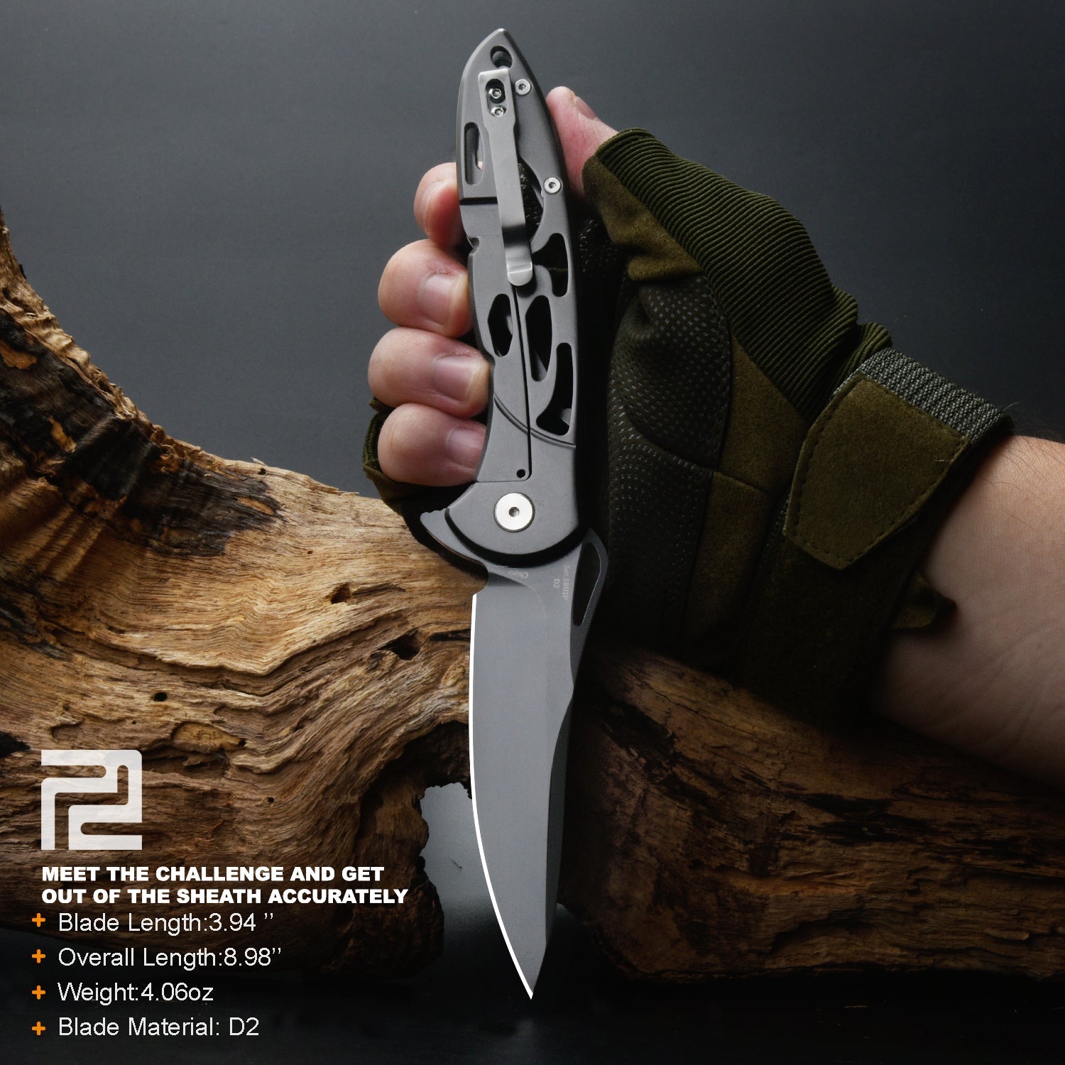 Artisan Cutlery Hoverwing 1801P handle detail