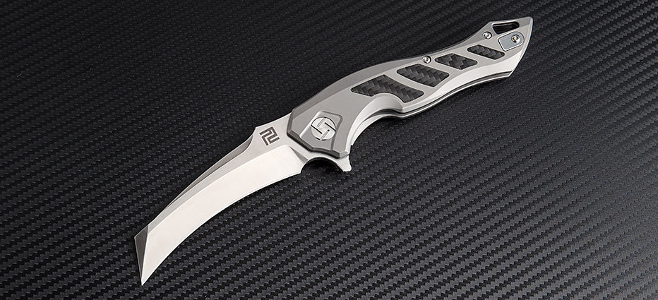 Artisan Cutlery Eagle 1816G handle detail