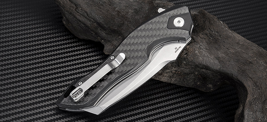 Artisan Cutlery Eagle 1816P folding knife with carbon fiber handle