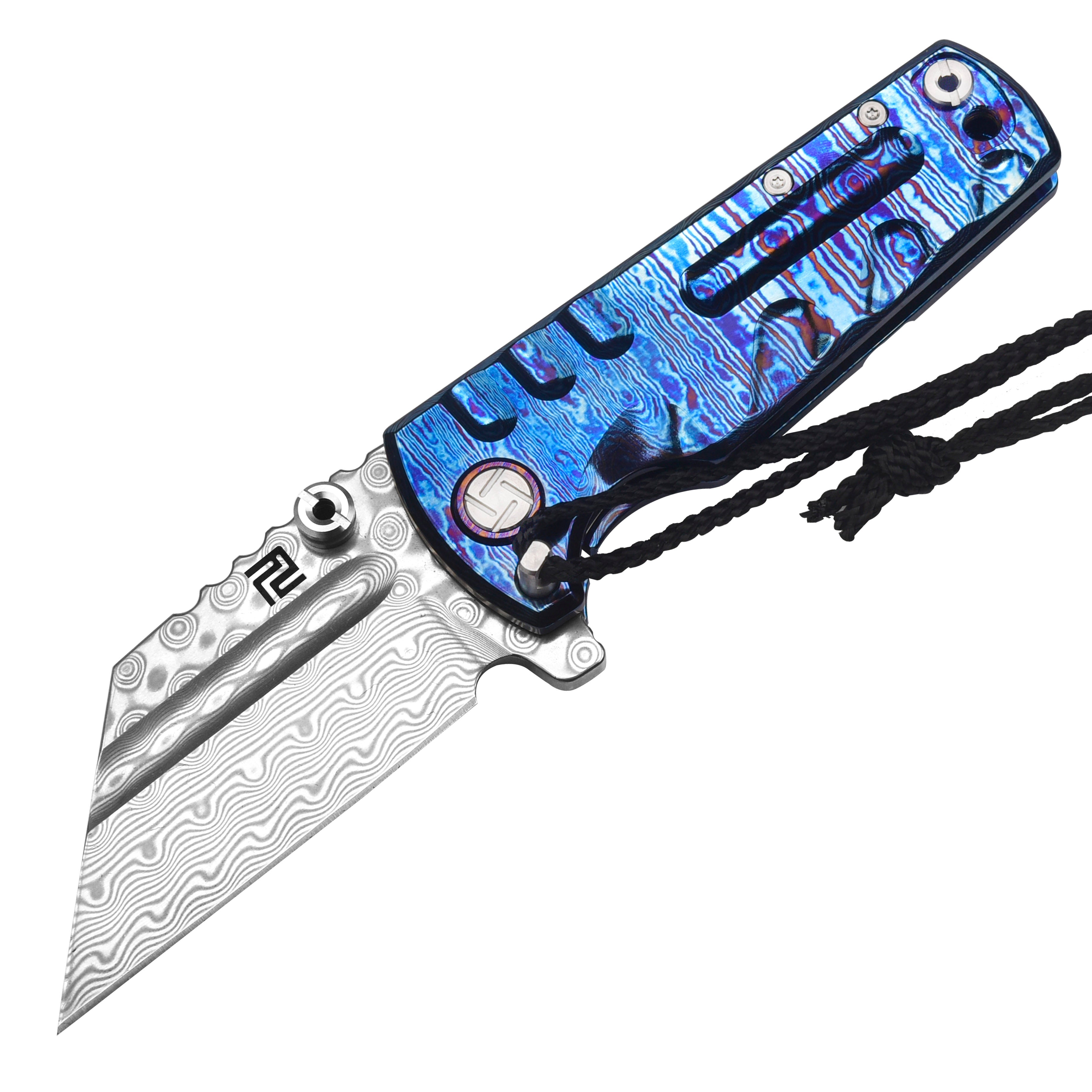 Artisan Cutlery Proponent folding knife with Damascus blade