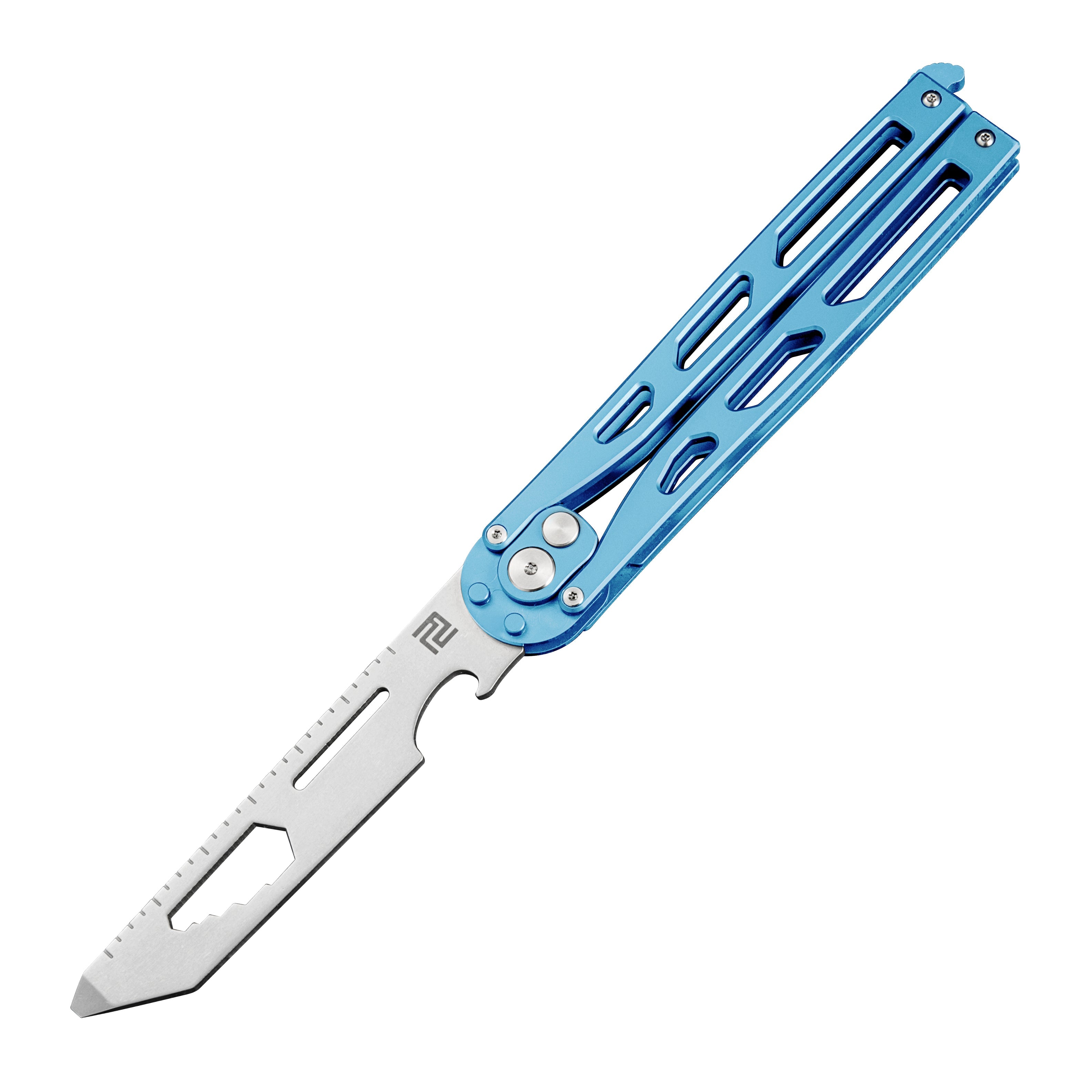 Kinetic-Tool(ATZ-1823G)Titanium Knife folding knife with steel blade