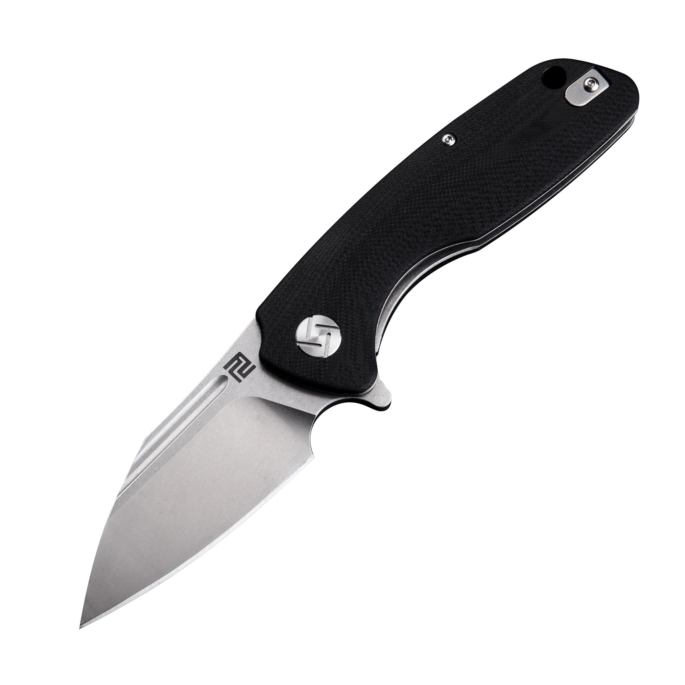 Wren(ATZ-1825P)G10(Curve) Knife folding knife with steel blade