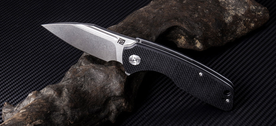 Wren(ATZ-1825P)Carbon Fiber folding knife with carbon fiber handle