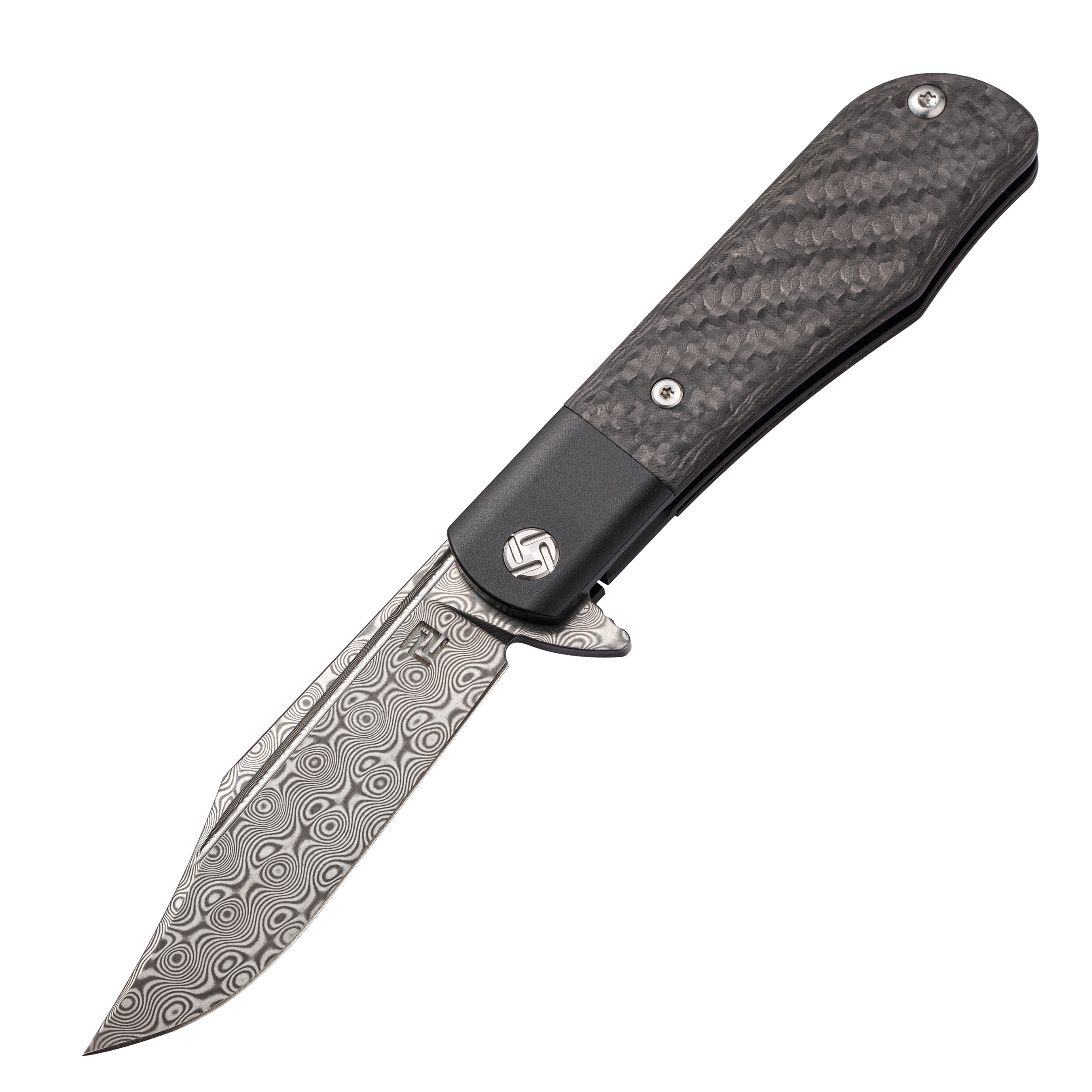 Artisan Cutlery Hyperion folding knife with carbon fiber handle