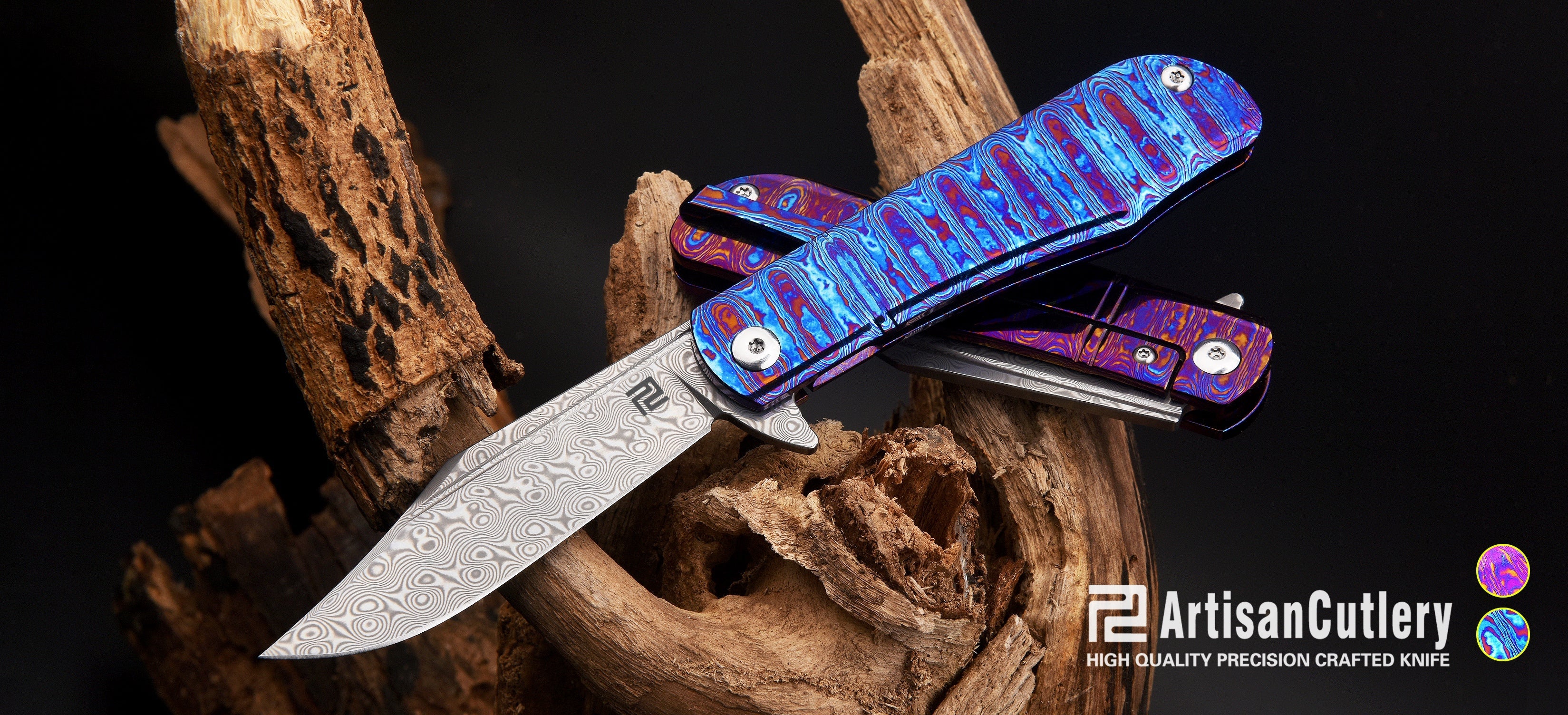 Artisan Cutlery Hyperion blade detail