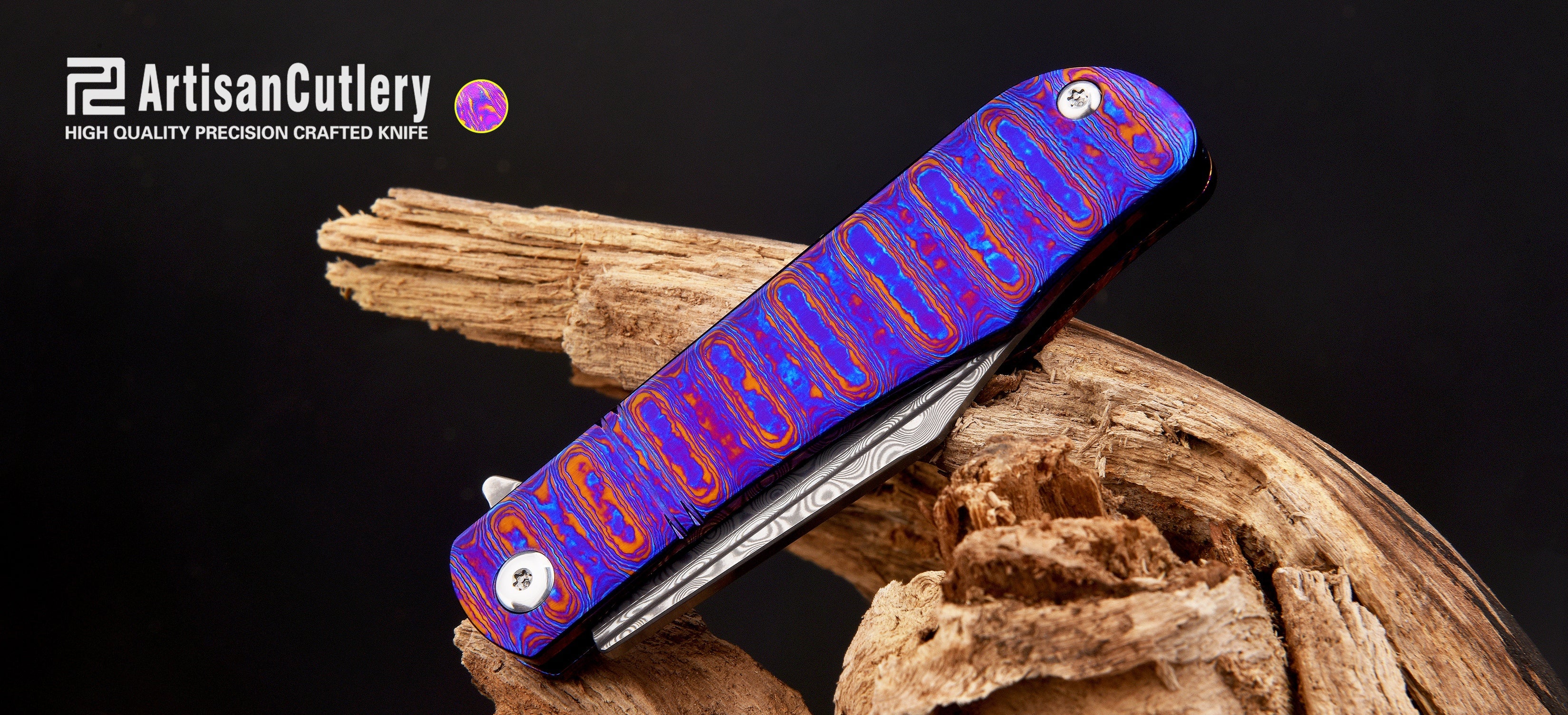 Artisan Cutlery Hyperion handle detail
