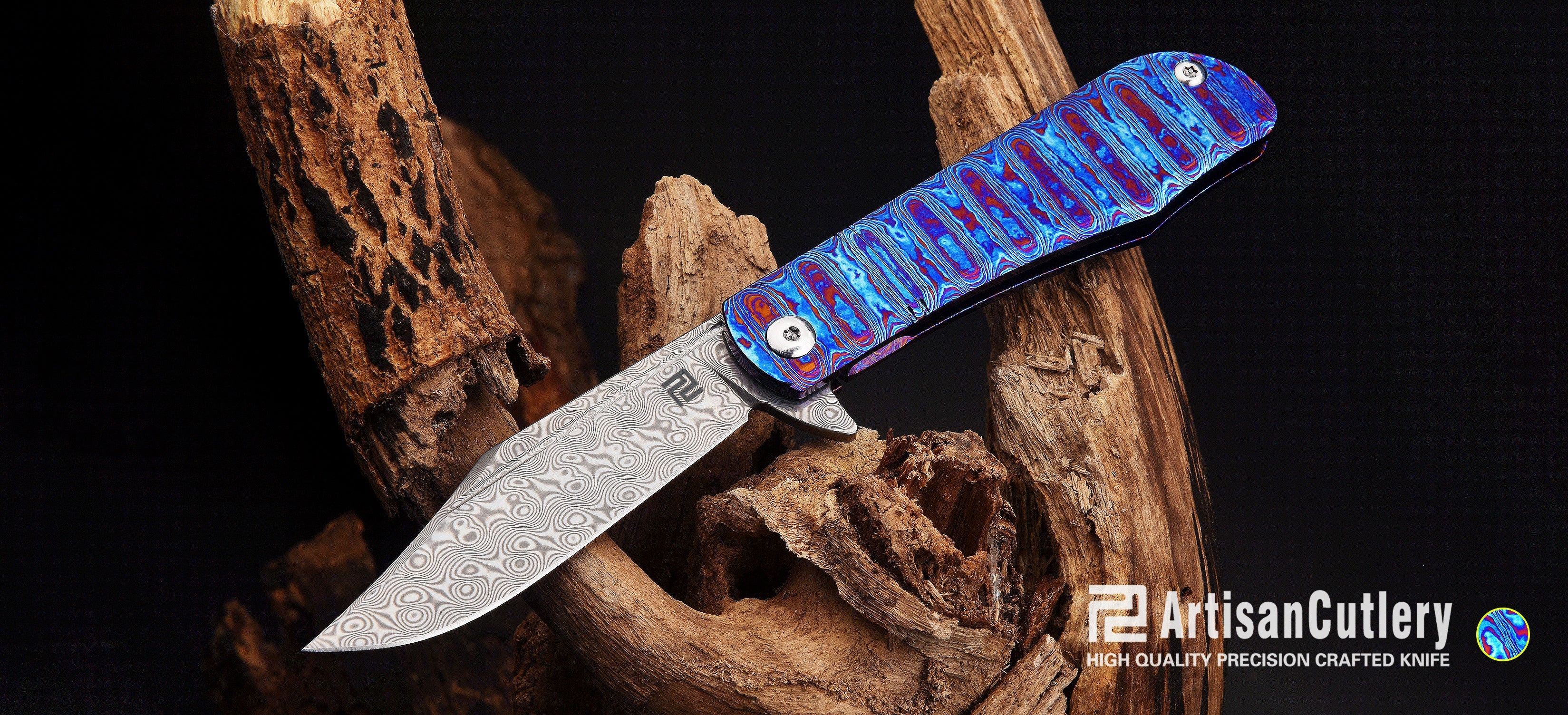 Artisan Cutlery Hyperion folding knife side view