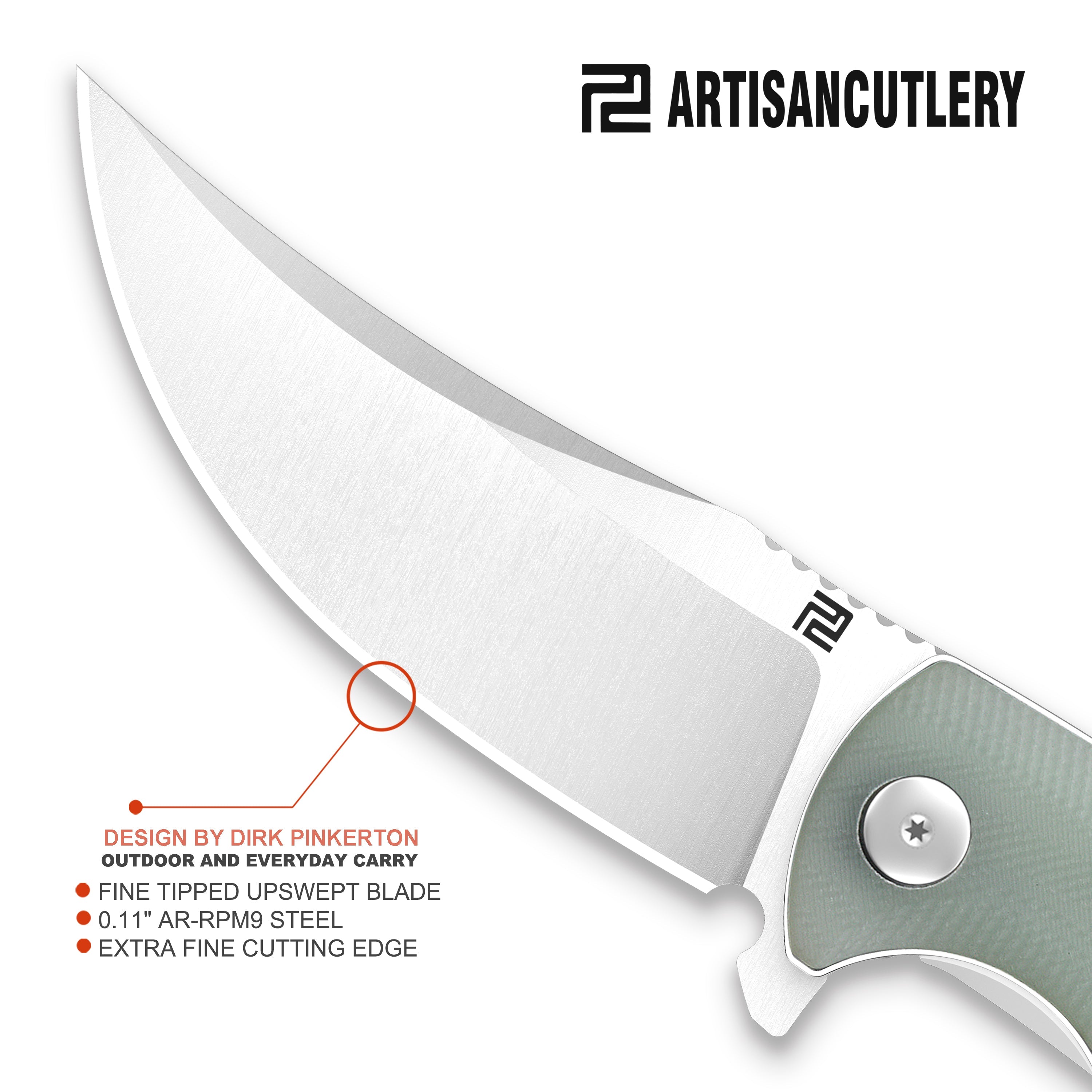 Artisan Cutlery Arroyo 1845P blade profile