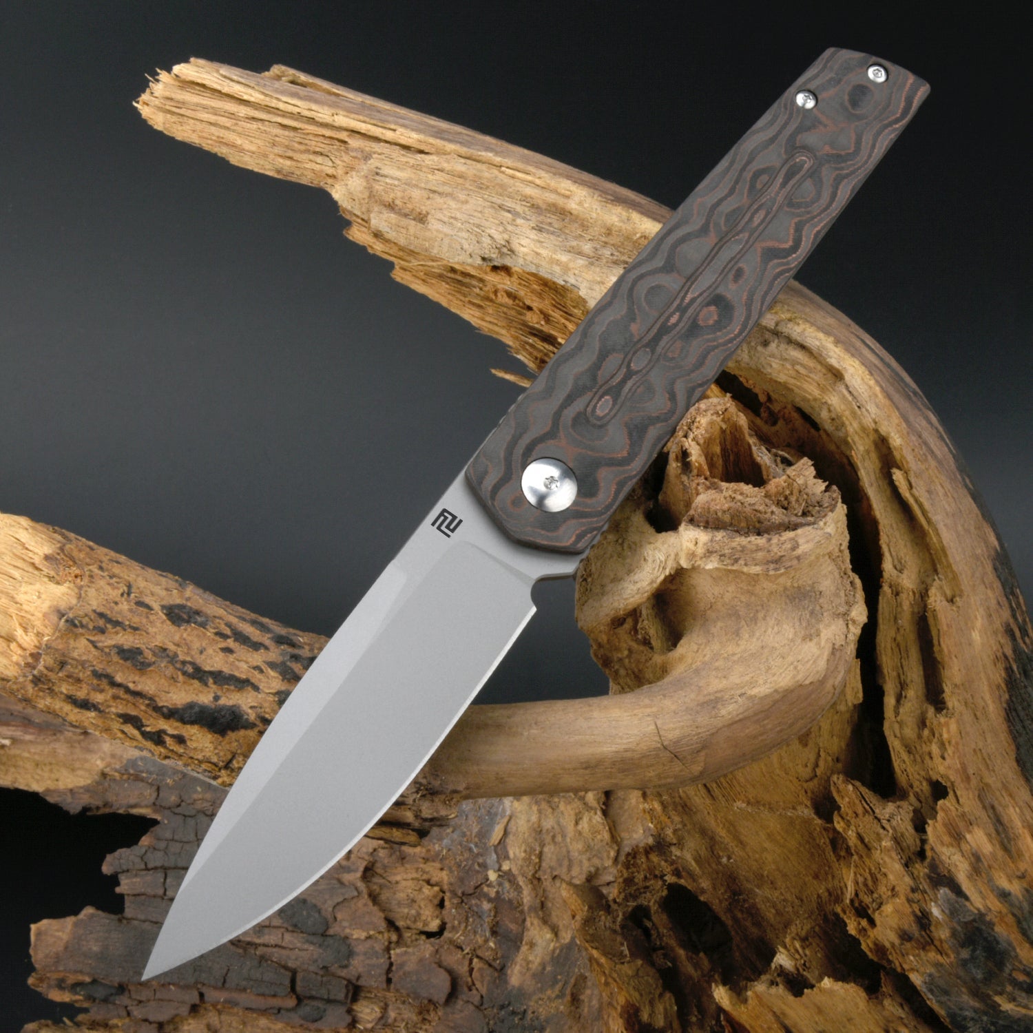 Artisan Cutlery Sirius 1849G handle detail