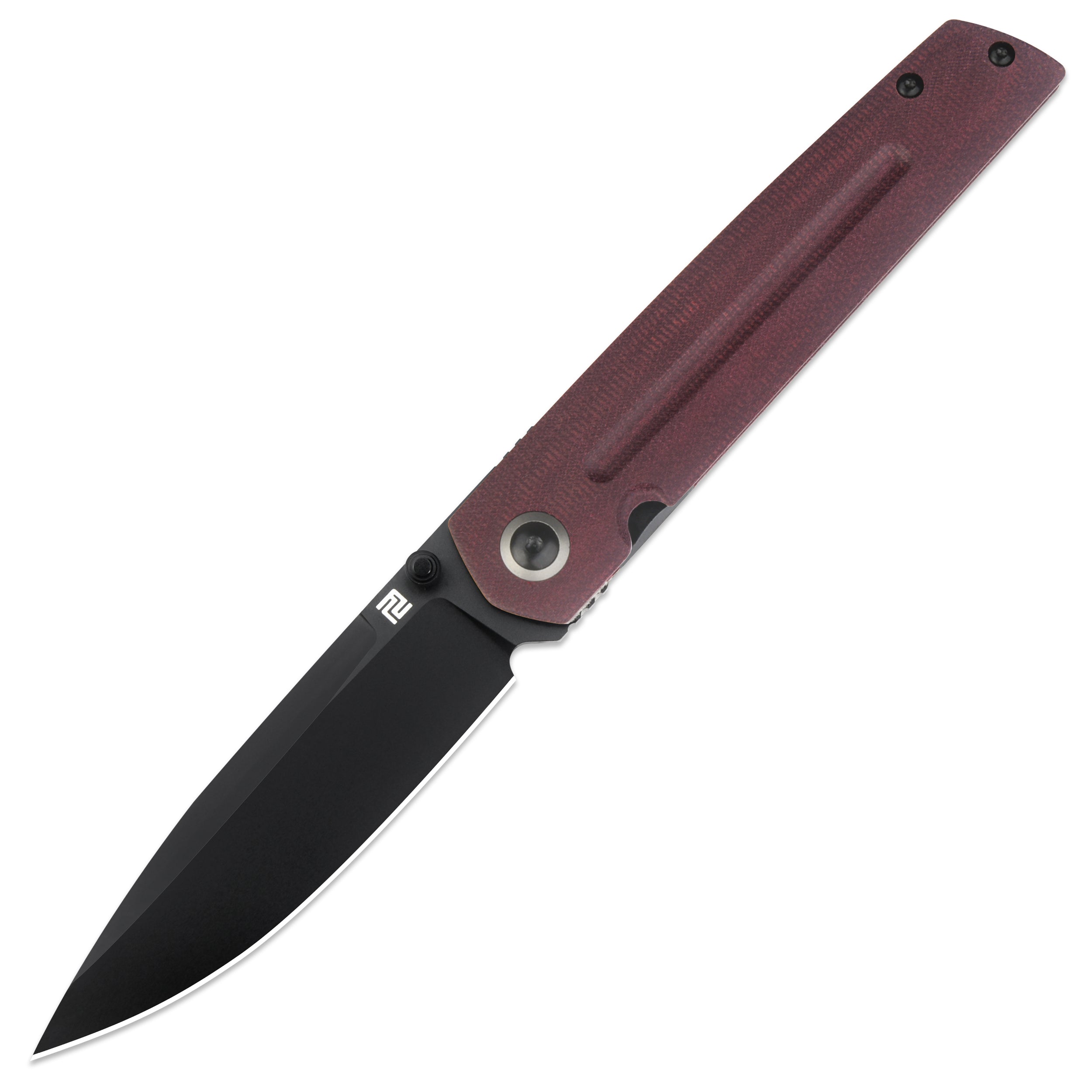 Artisan Cutlery Sirius 1849P folding knife with S35VN black PVD blade