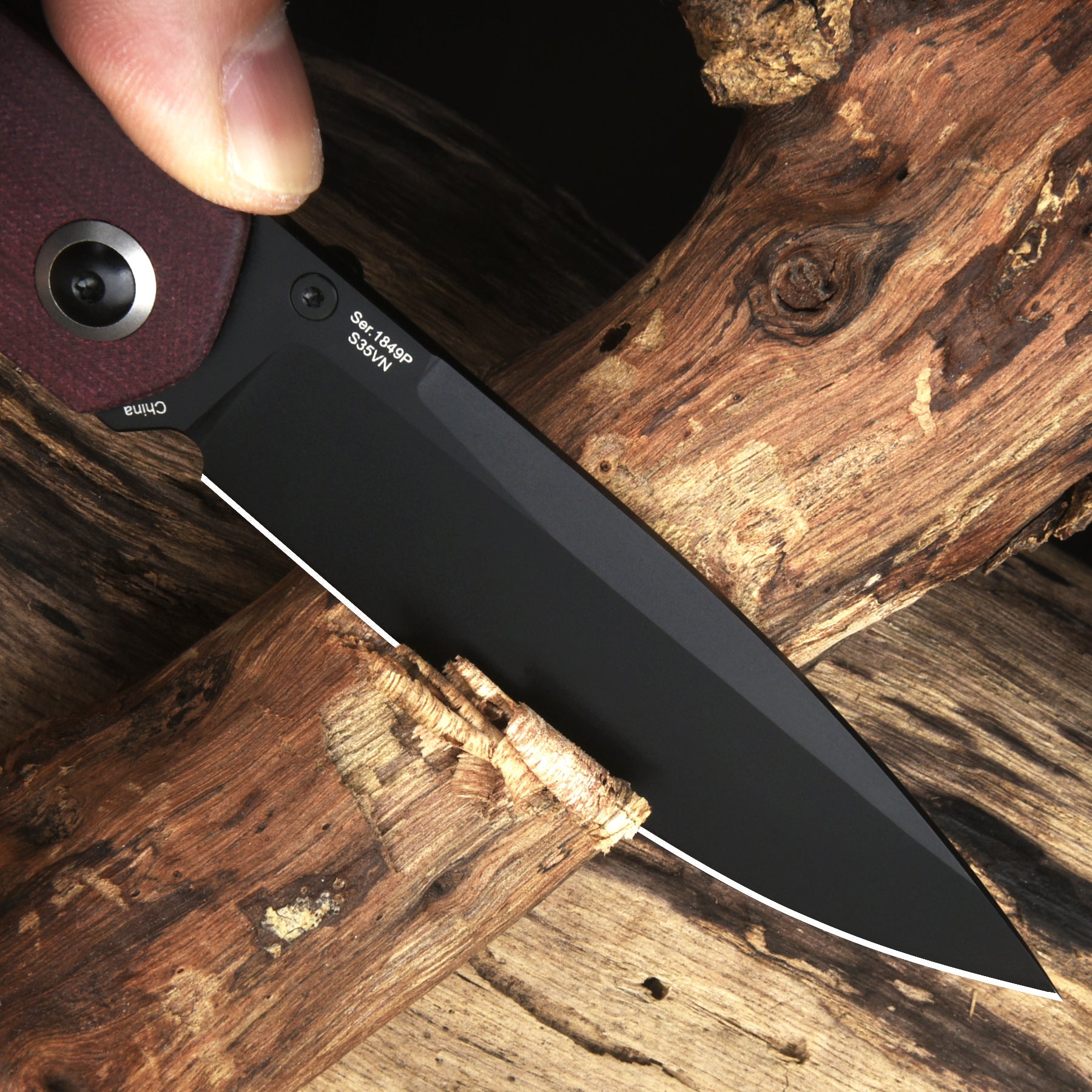 Artisan Cutlery Sirius 1849P handle detail