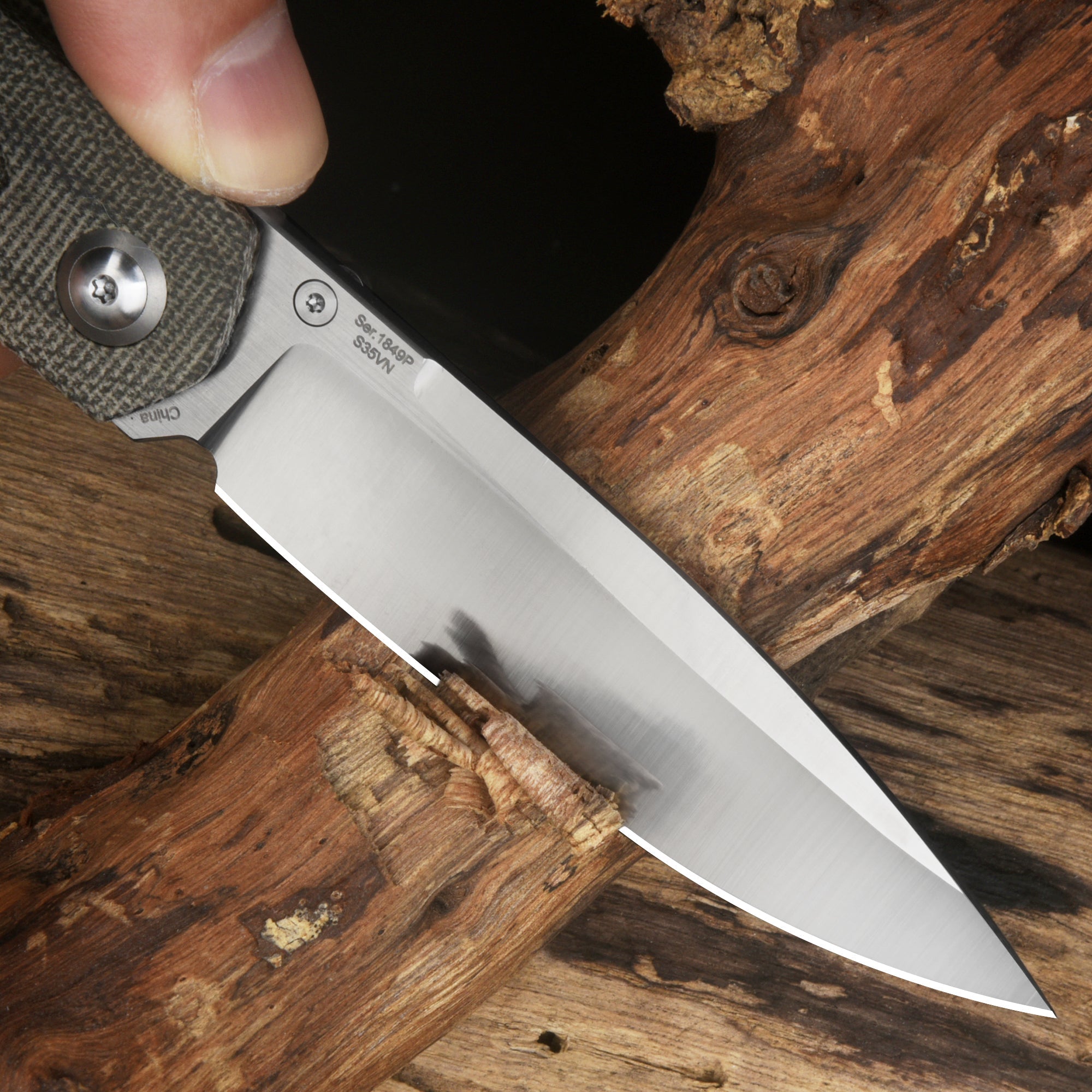 Artisan Cutlery Sirius 1849P folding knife side view