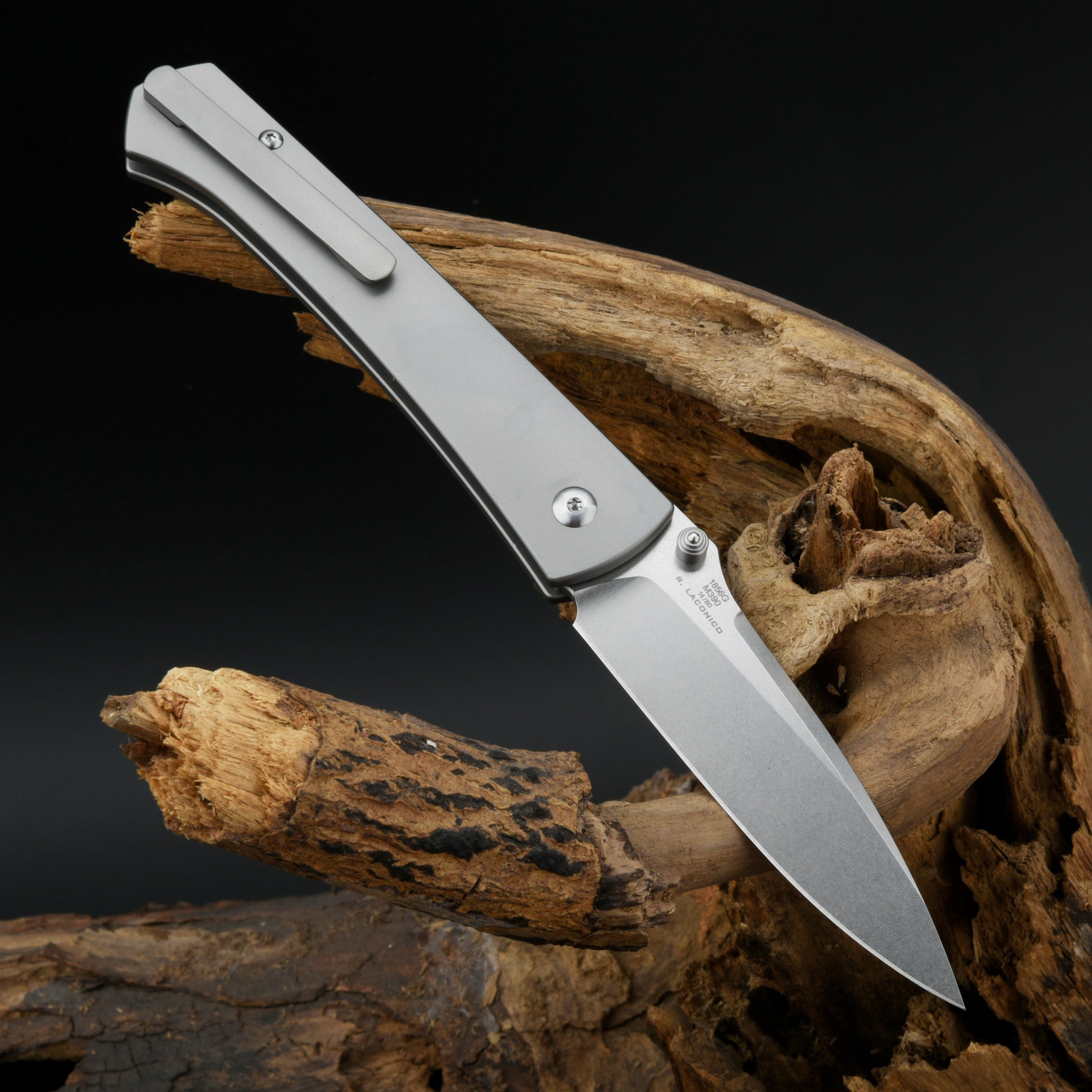 Artisan Cutlery Andromeda 1856G folding knife with Fat Carbon handle