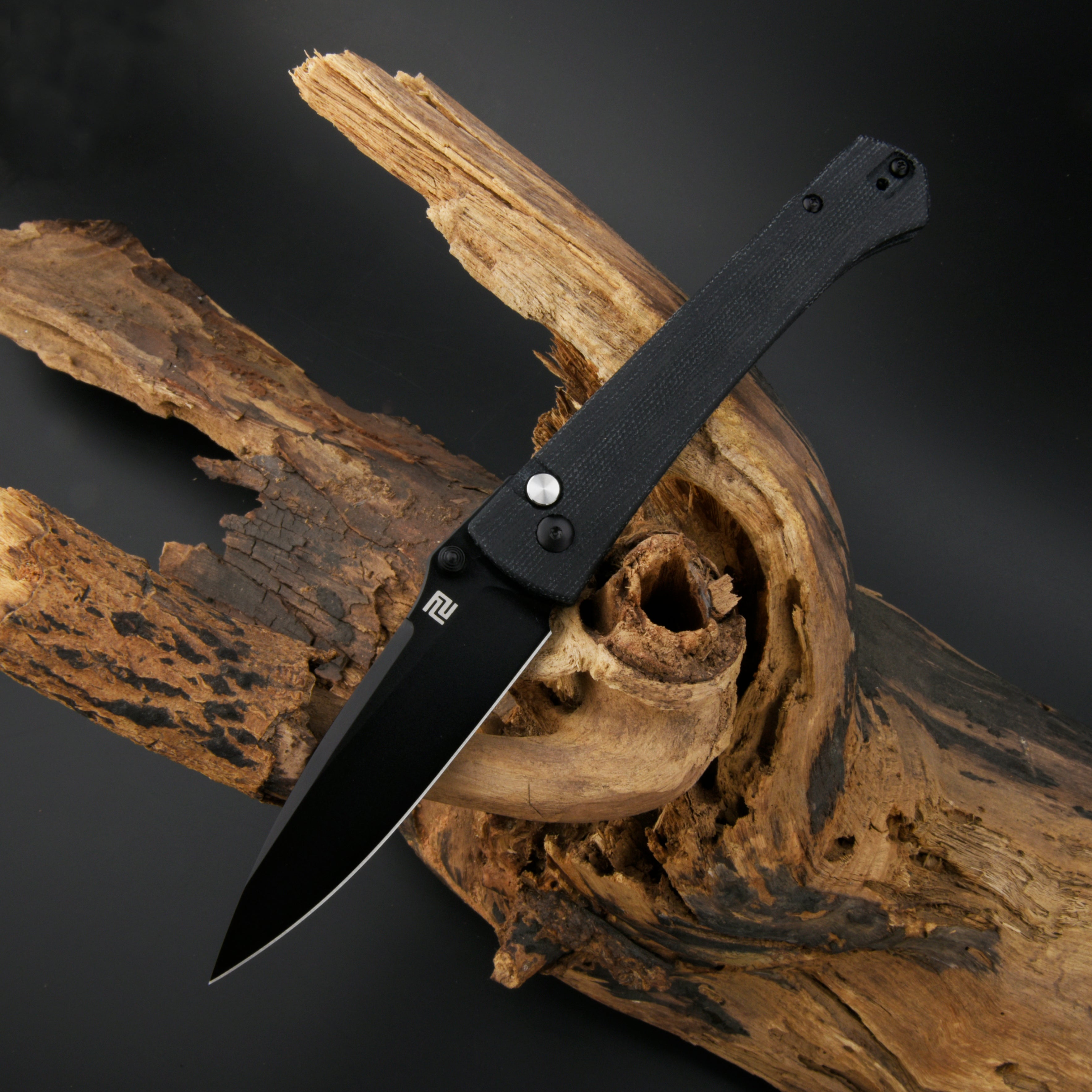 Artisan Cutlery Andromeda 1856P folding knife with Micarta handle
