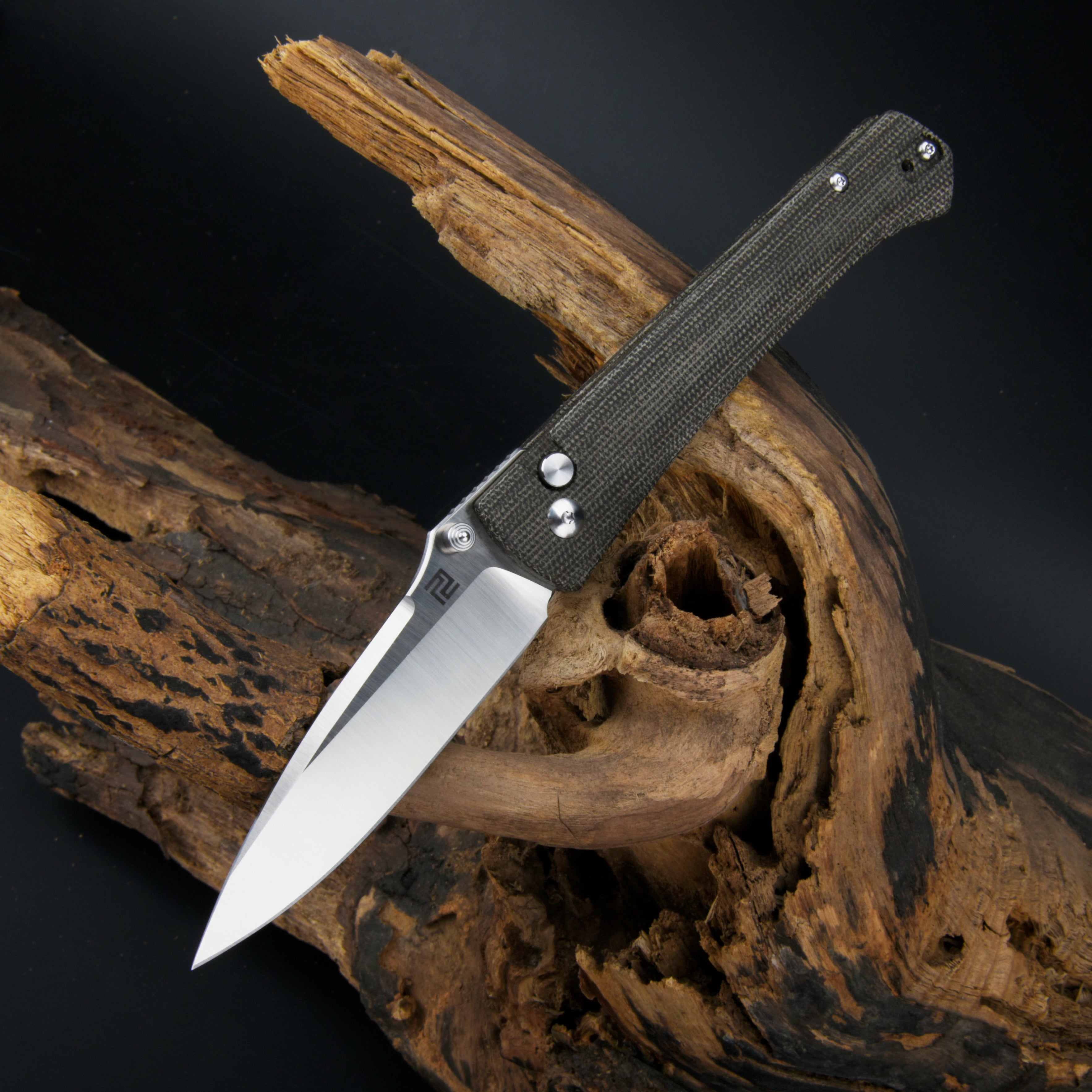 Artisan Cutlery Andromeda 1856P folding knife with Micarta handle