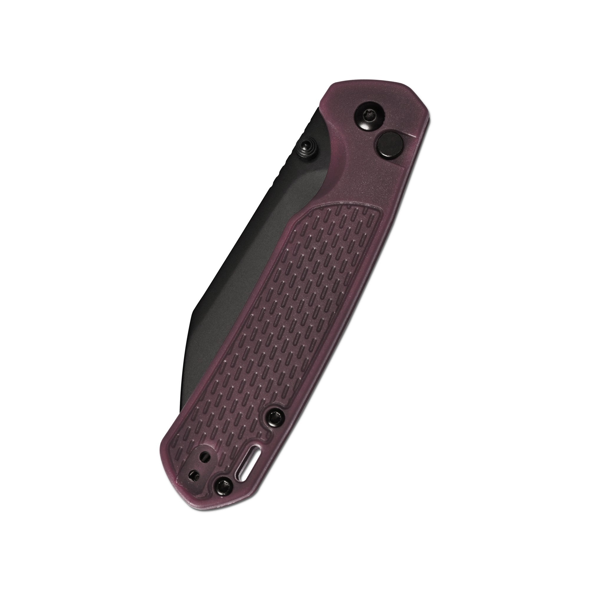 CJRB Pyrite-Light Thumb Stud & Button Lock EDC Knife, Thermochromic FRN Handle (Brown to Red), 3.34'' AR-RPM9 Black PVD Coating Blade, J1945-BRD