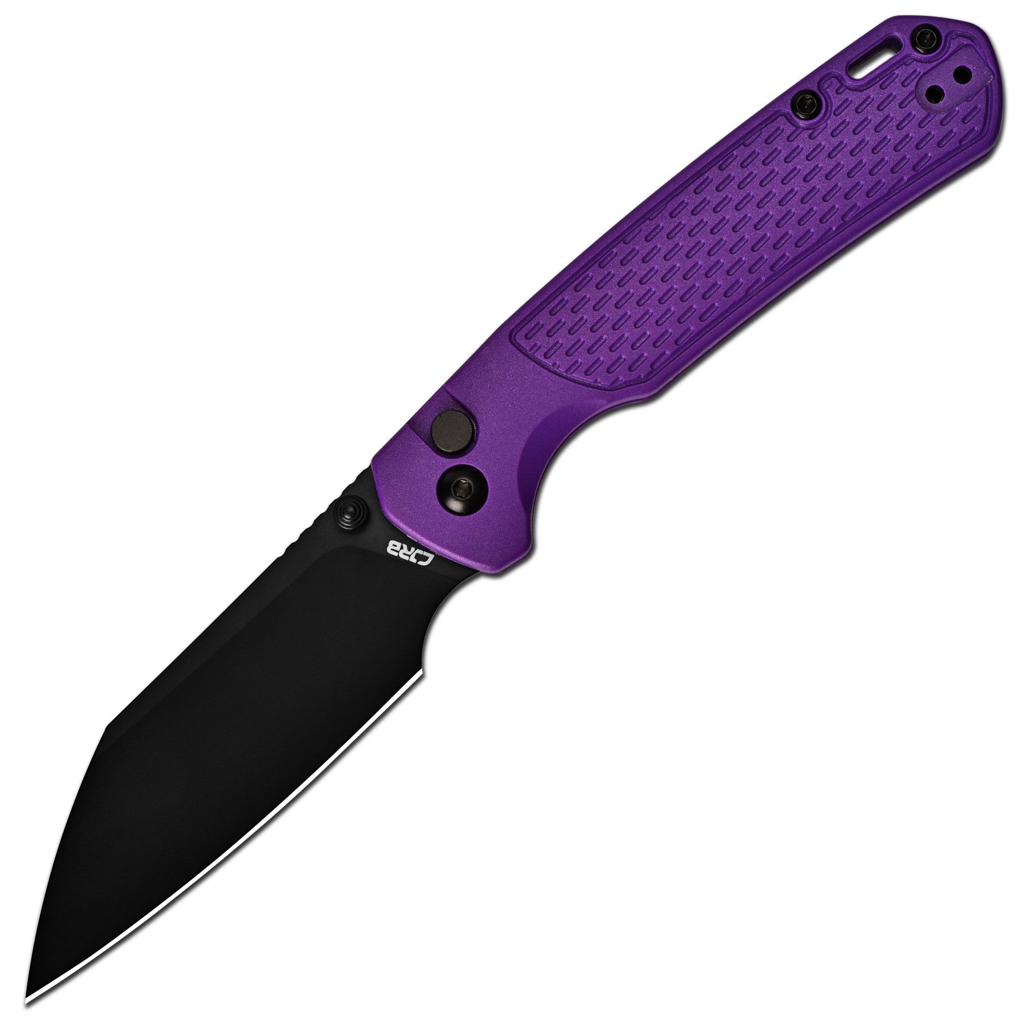 CJRB Pyrite Light J1945-BPU folding knife with 3.34-inch AR-RPM9 black PVD blade
