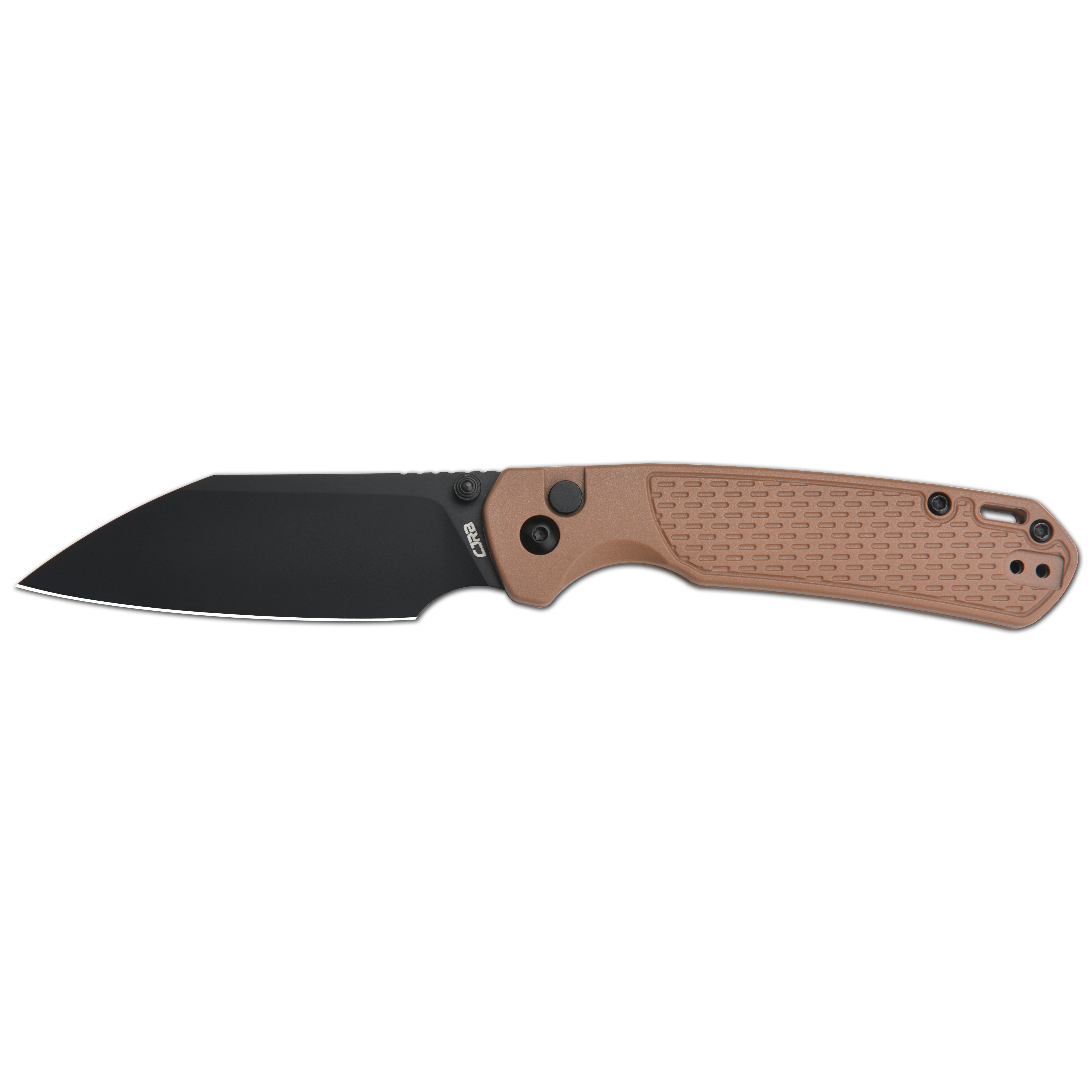 CJRB Pyrite Light J1945-BBN folding knife detail view