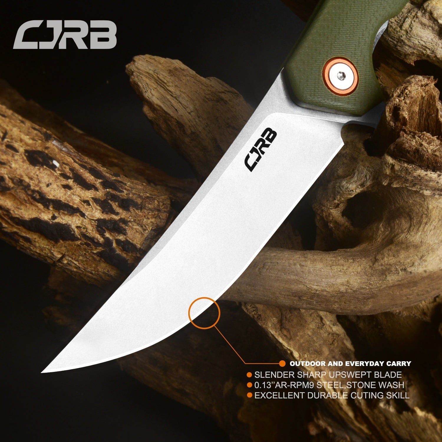 CJRB Gobi J1906-GNC blade detail