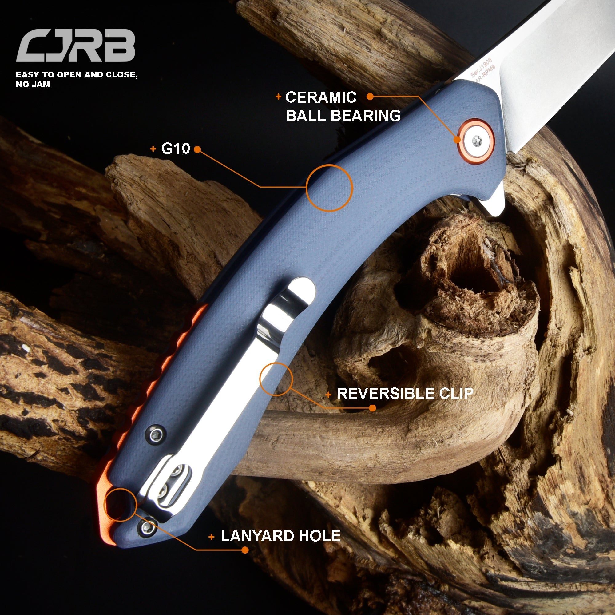 CJRB Gobi J1906-GYC knife detail