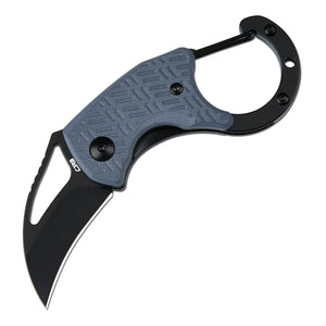 CJRB Anansi J1964-BBU folding knife with AR-RPM9 black PVD blade