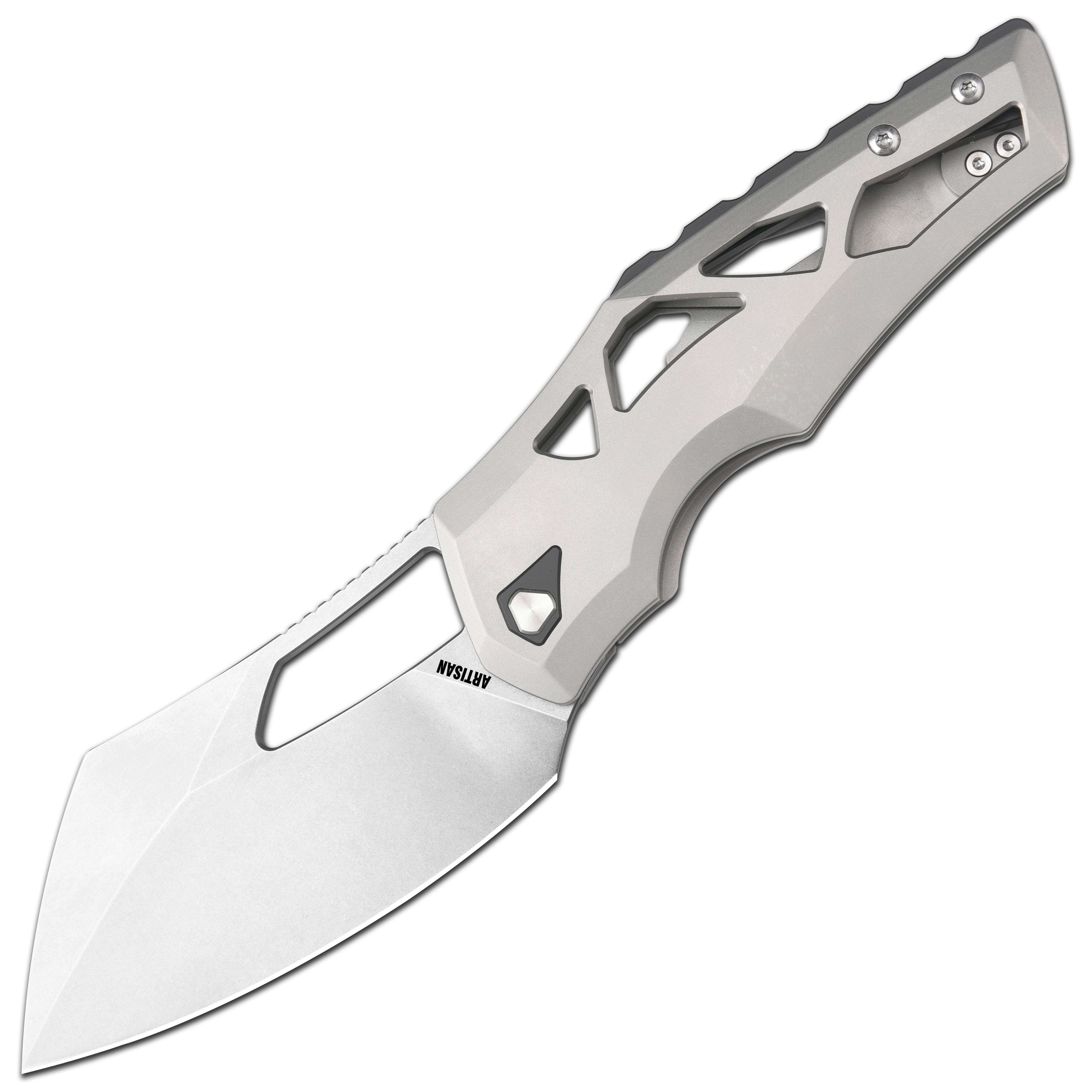 Artisan Cutlery Tortoise 1884G folding knife with S35VN blade