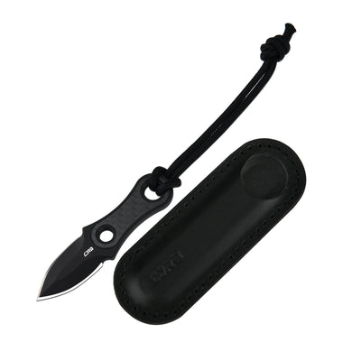 CJRB Knap J1940-BCF fixed blade knife with AR-RPM9 black PVD blade
