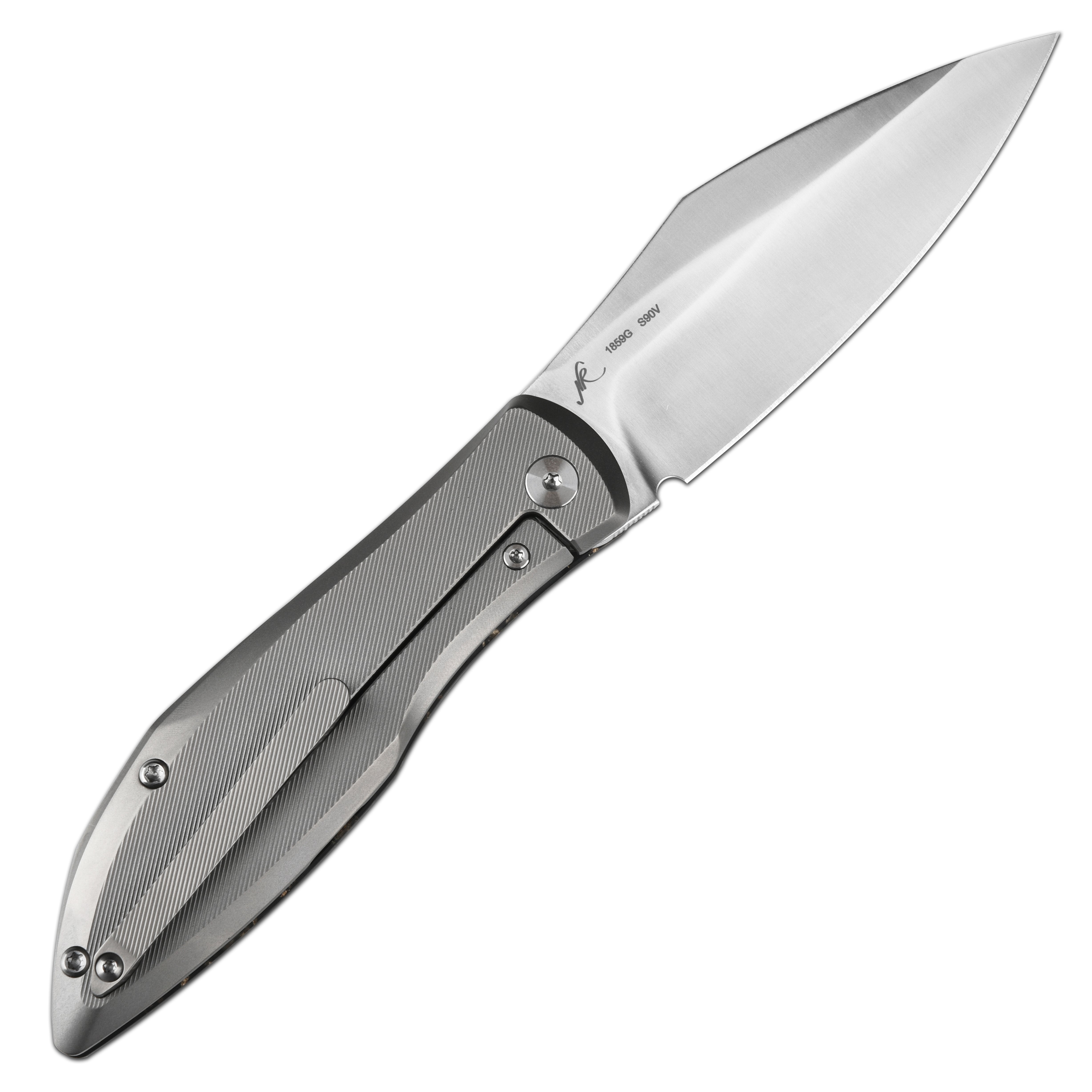 Artisan Cutlery Weyden 1859G folding knife with titanium handle