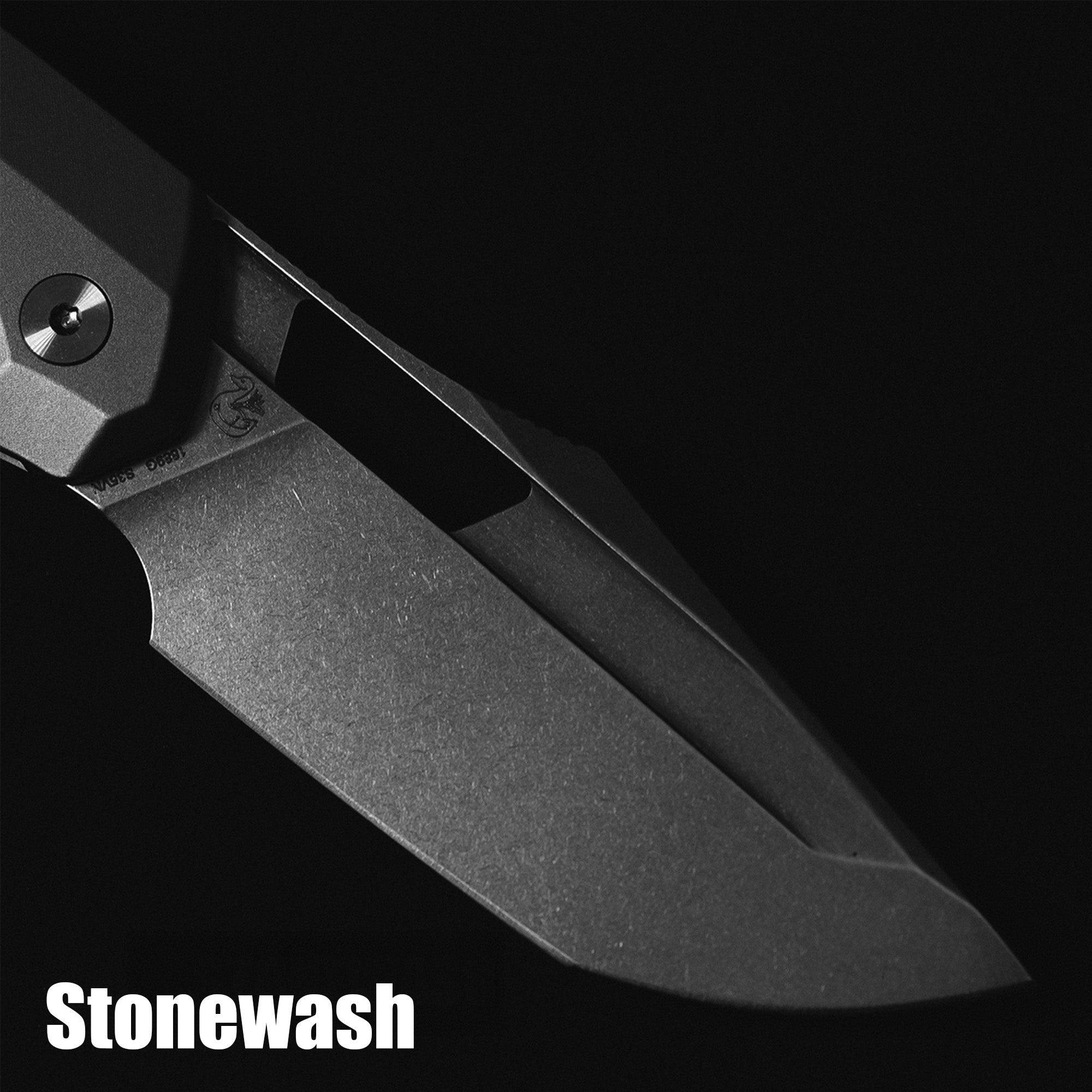 Artisan Cutlery Mousebird 1889G-GY blade detail