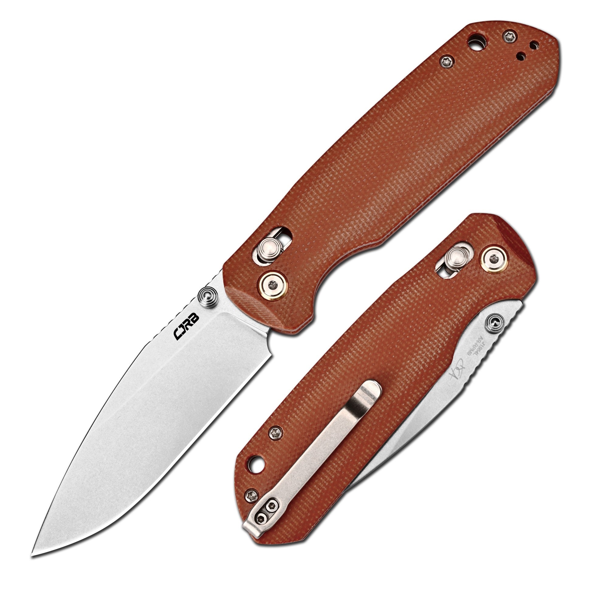 CJRB Mega Maximal J1954L-BN handle close-up