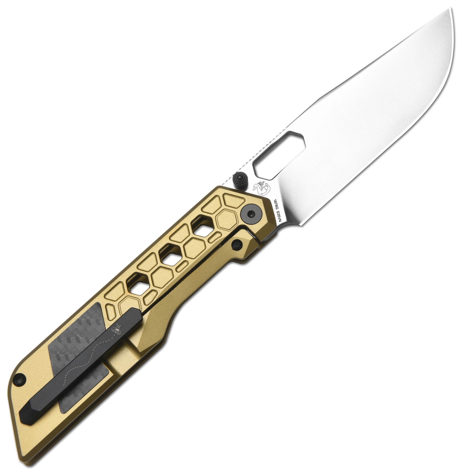 Artisan Cutlery Beest 1878G handle detail