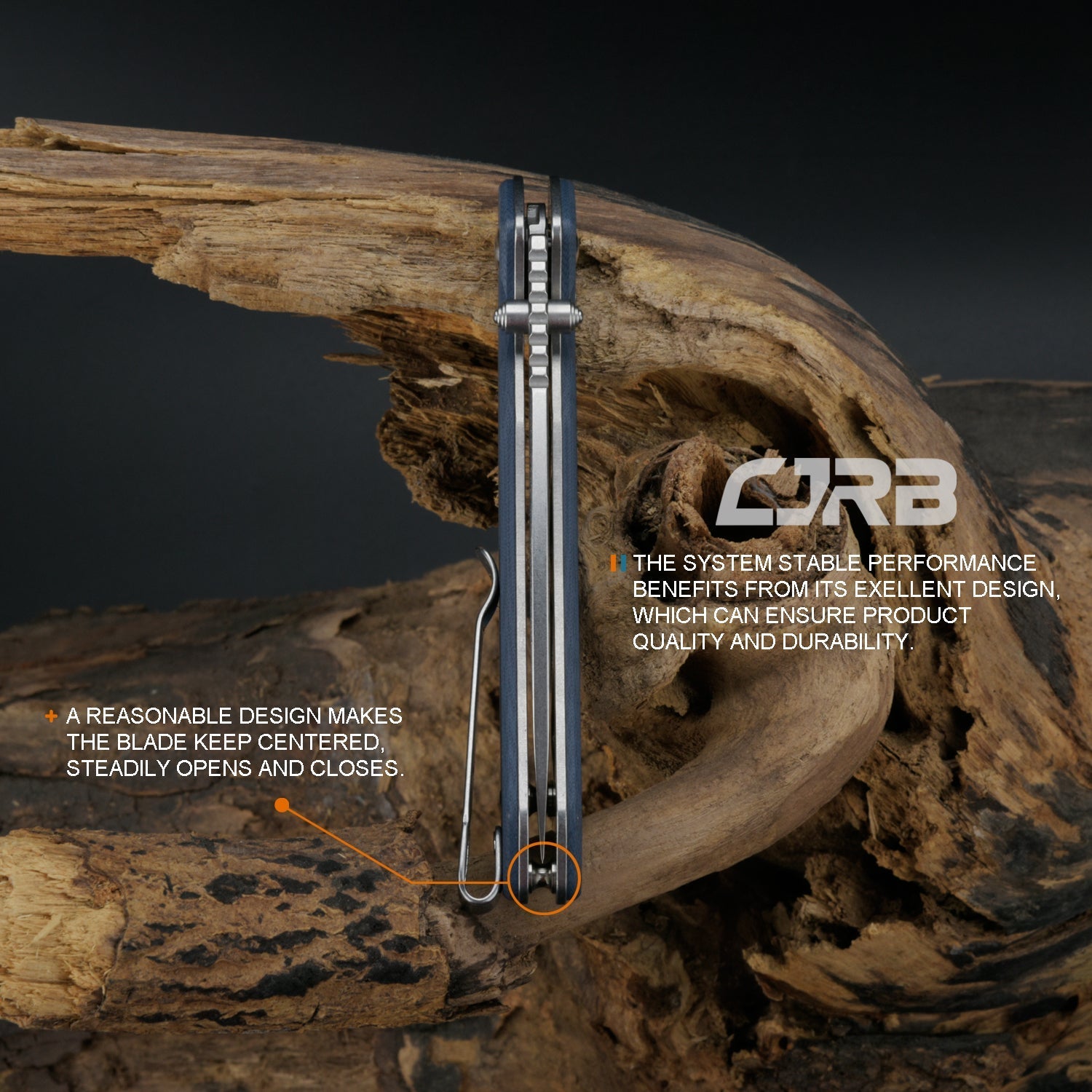 CJRB Pyrite J1925-GY handle detail