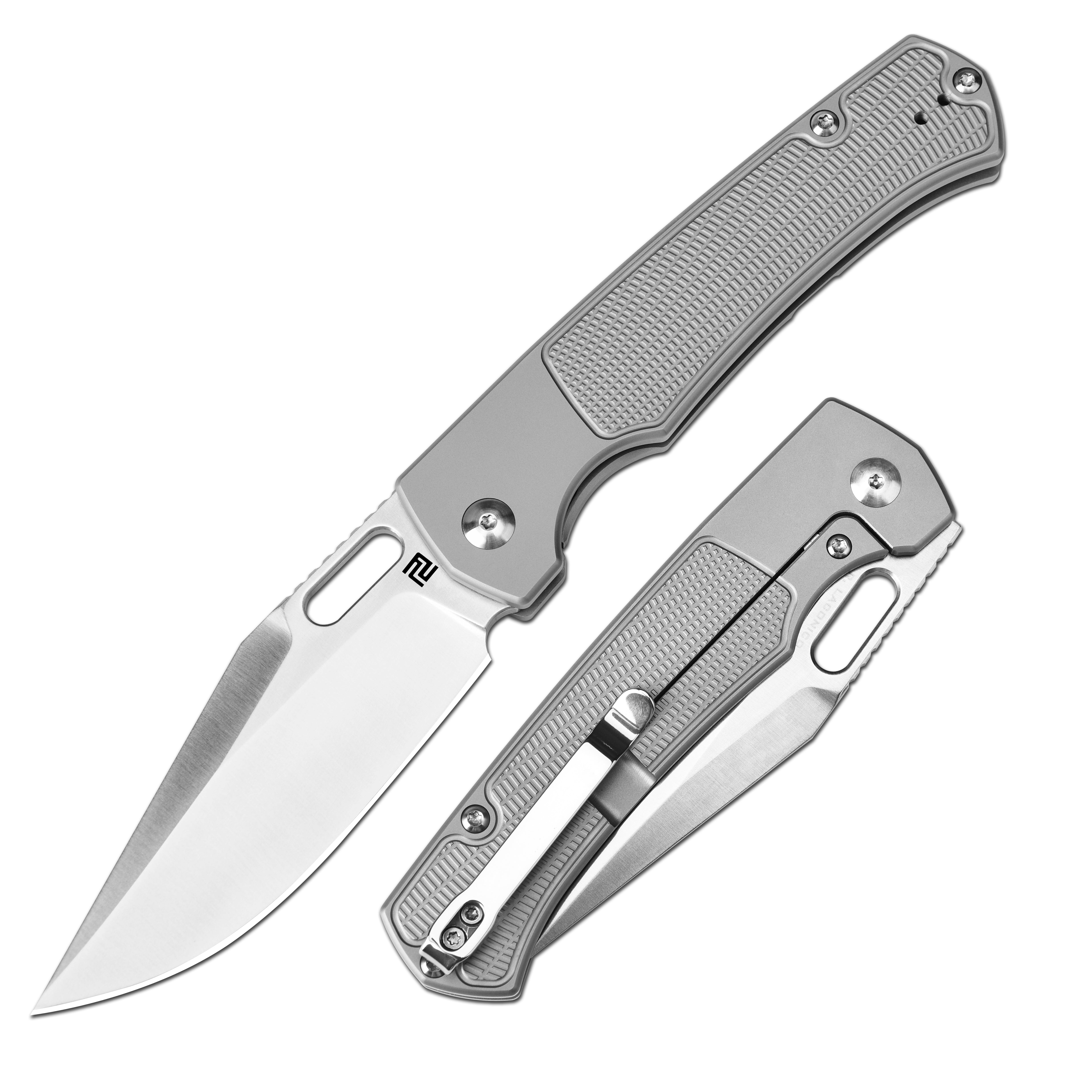 Artisan Cutlery Revel 1867T folding knife with titanium handle