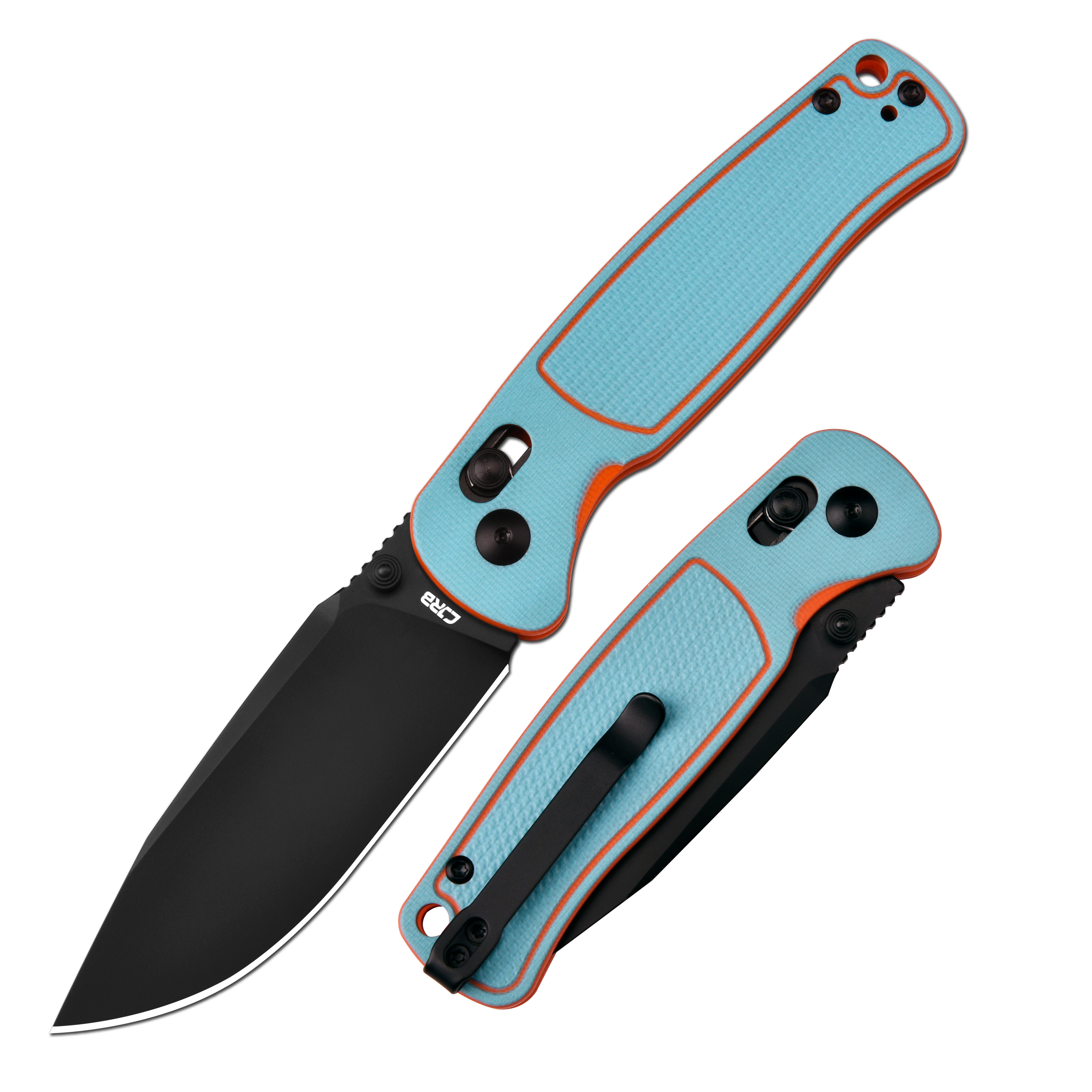 CJRB Shale J1943-BBO folding knife with black G10 handle