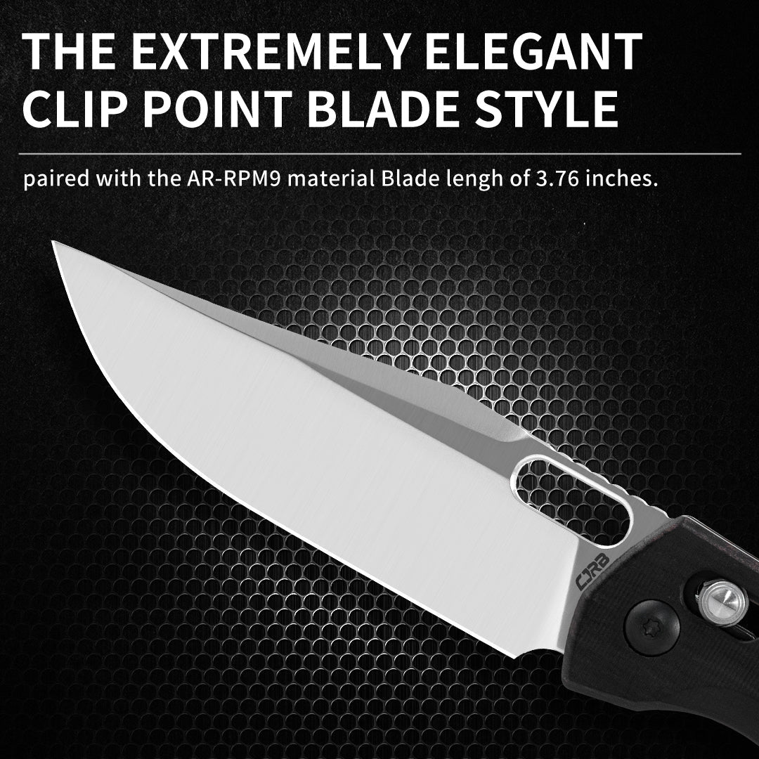 CJRB Prado J1936-EB folding knife detail view