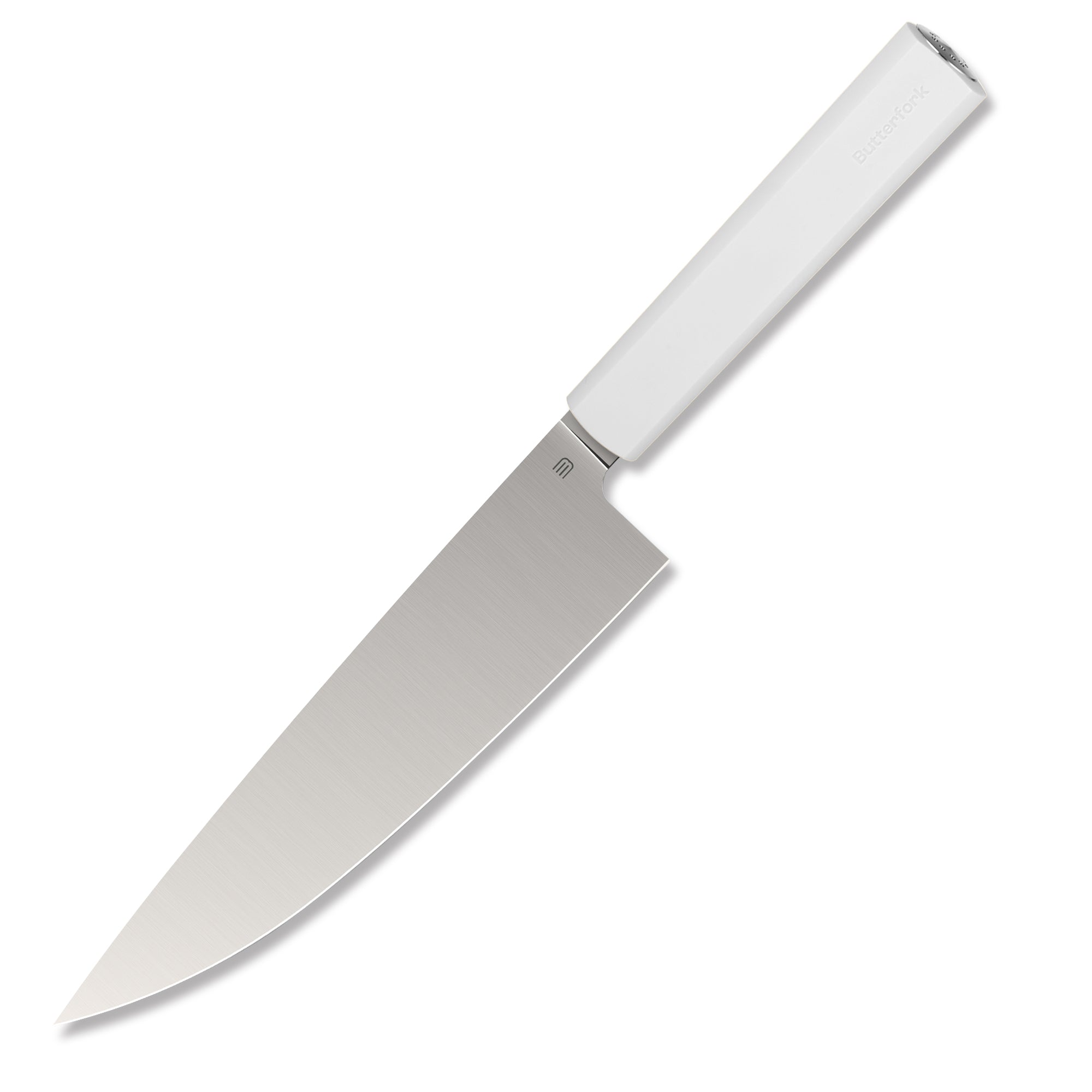 Butterfork Purest 8" chef knife with grey steel handle