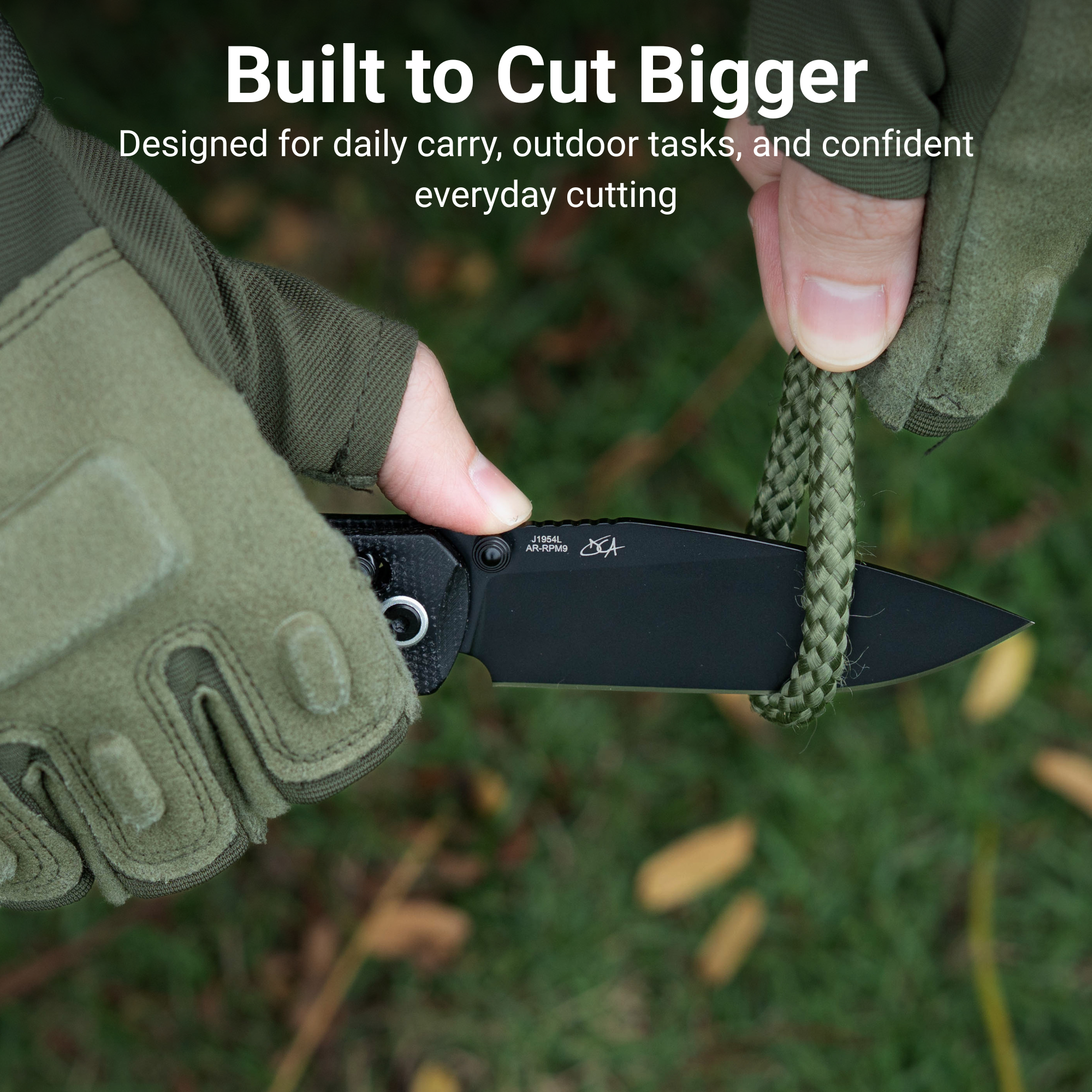 CJRB Mega Maximal J1954L-BBK handle detail