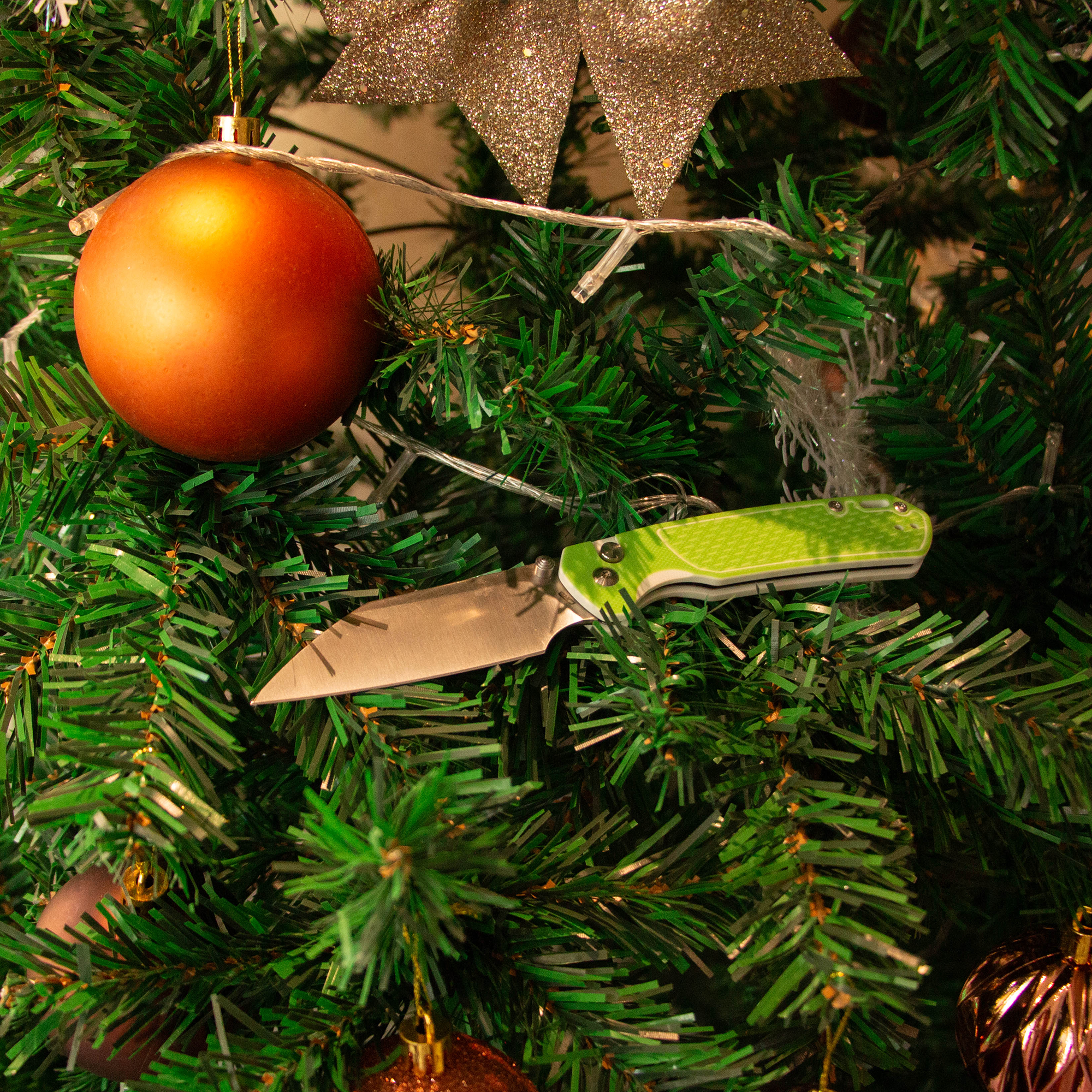 CJRB Pyrite-Light J1945 AR-RPM9 Steel G10 Handle Folding Knives (Holiday Exclusive)