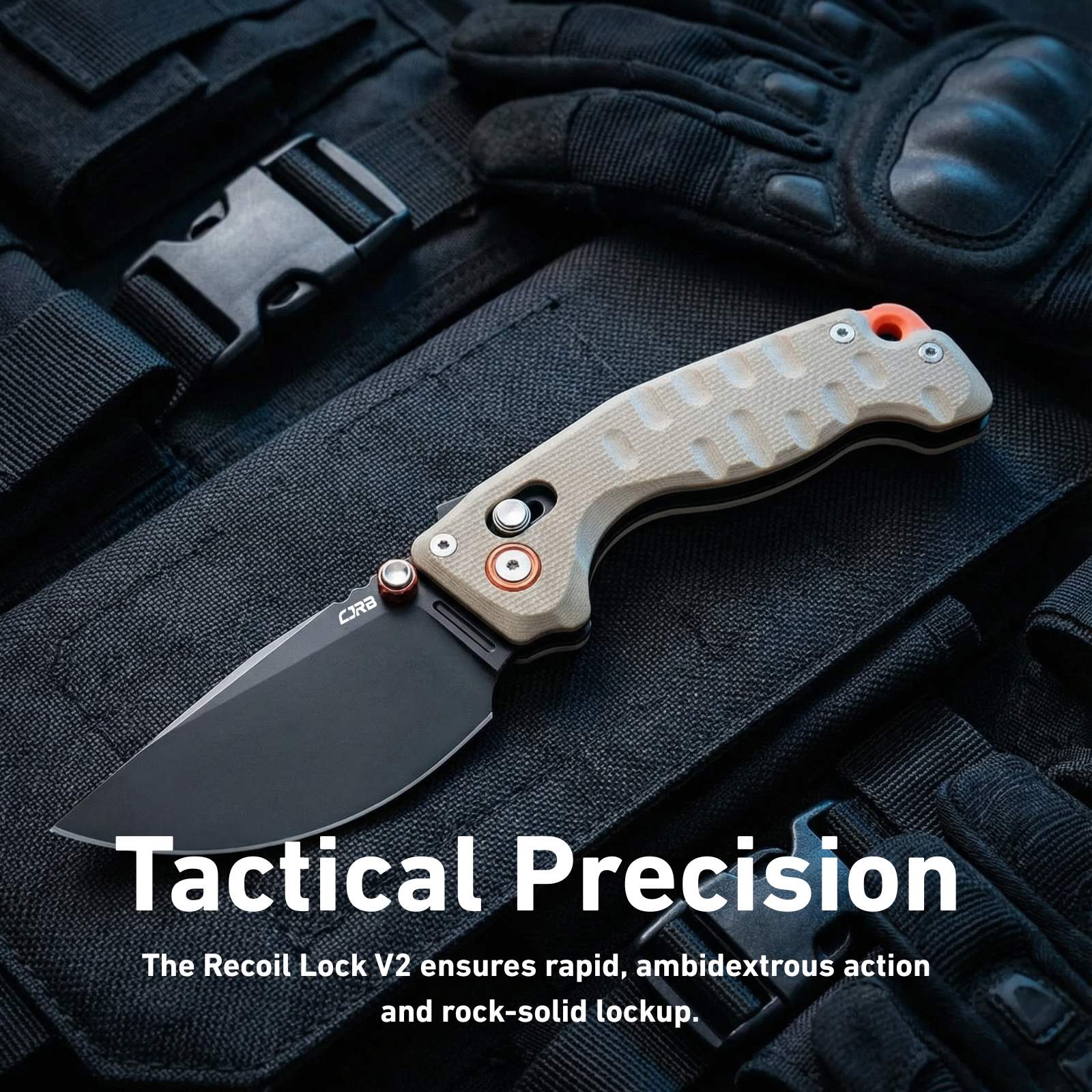 CJRB Doubletap J1970-BDE handle detail