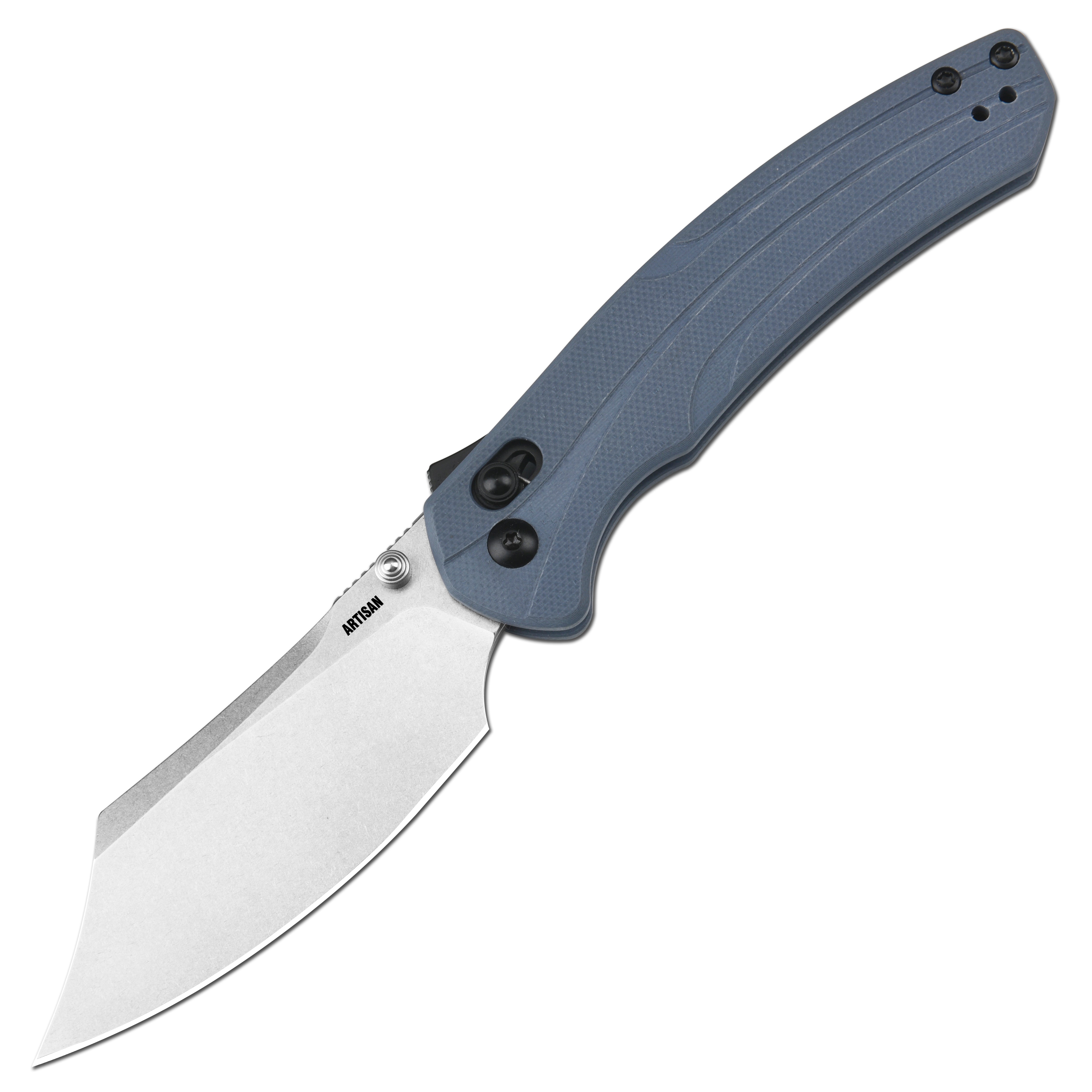 Artisan Cutlery Simoon 1882P folding knife with AR-RPM9 stone wash blade
