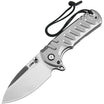 CJRB Tundra J1966G-GY folding knife with 3.78-inch CPM-S35VN stone wash blade