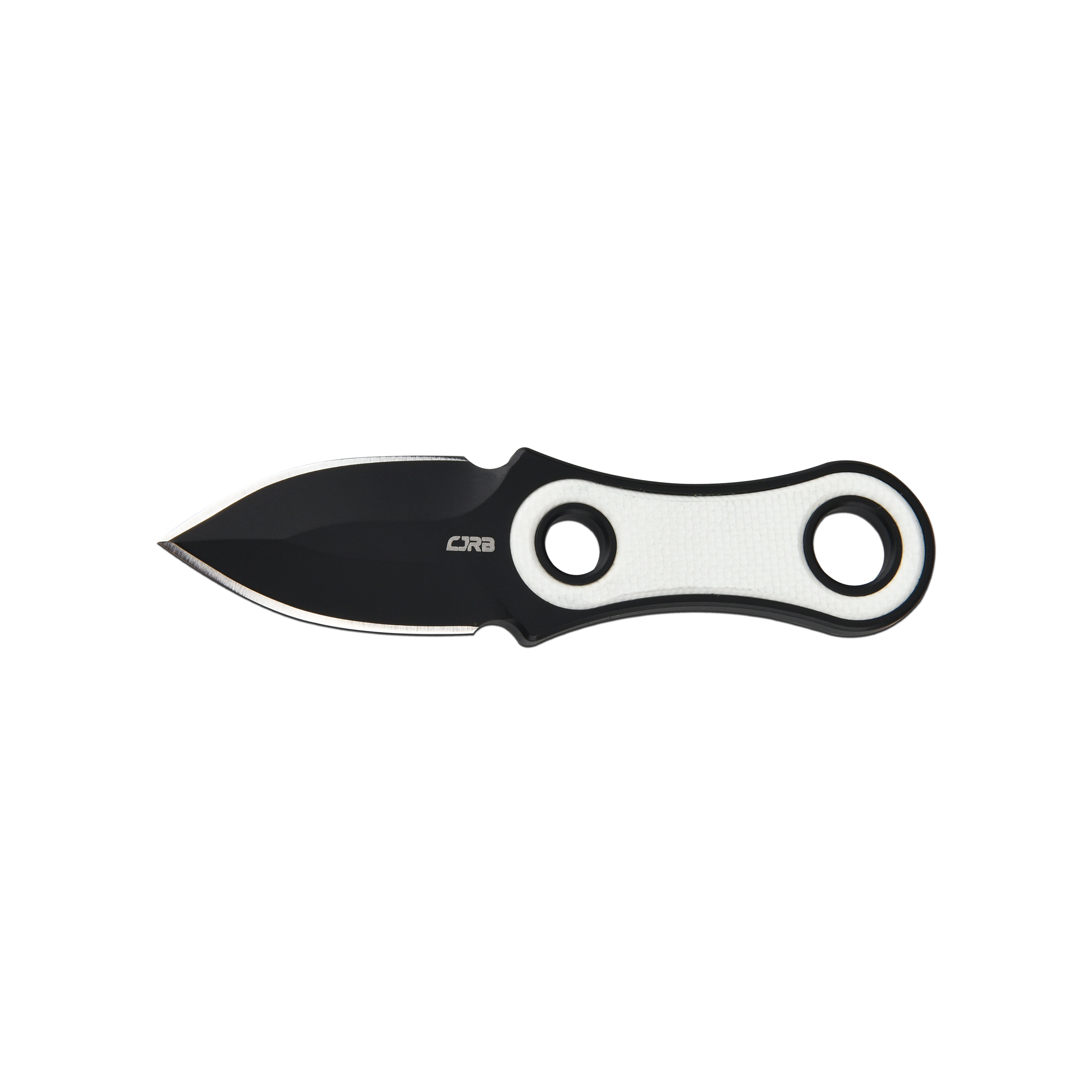 CJRB Knap J1940-BWH fixed blade knife side view