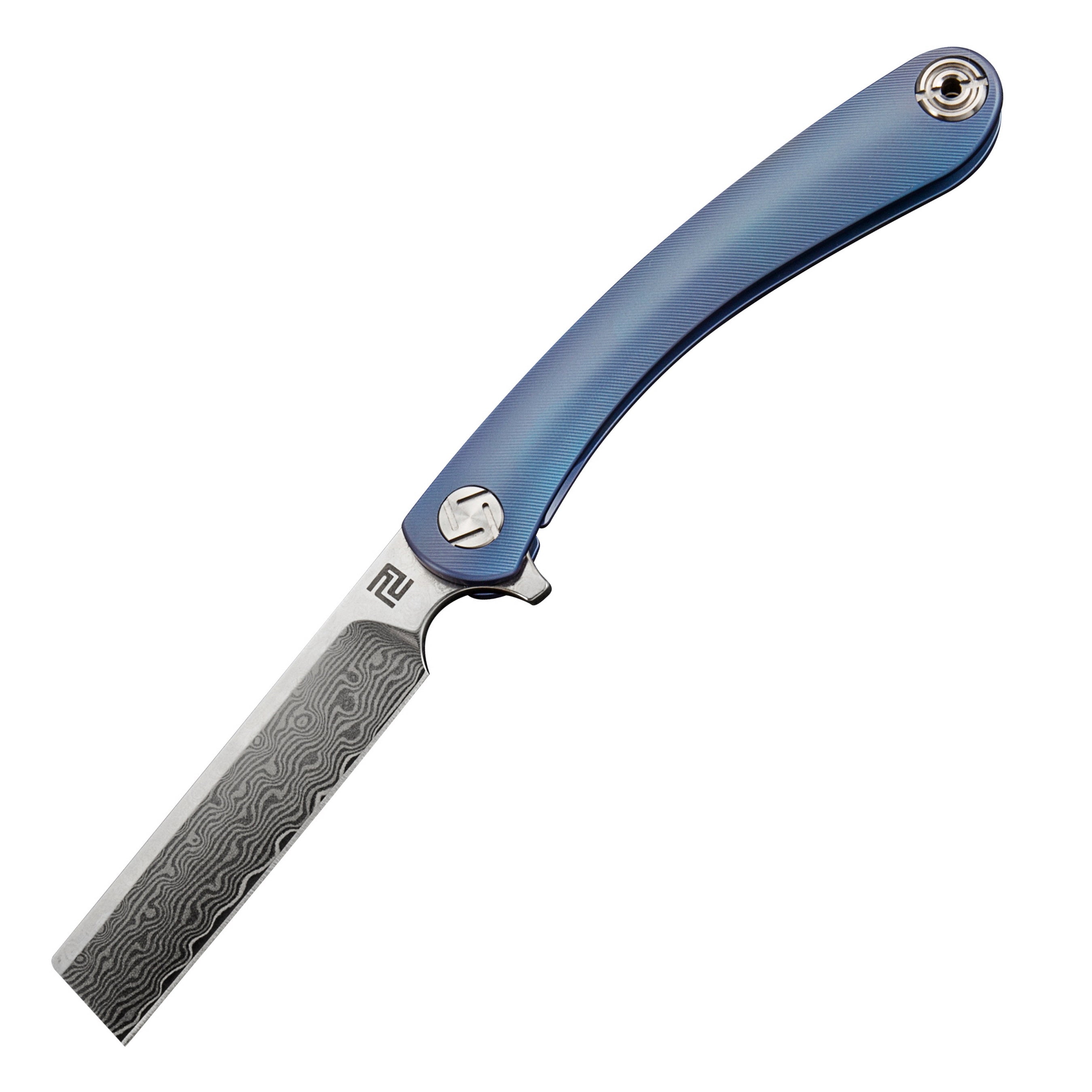 Artisan Cutlery Orthodox folding knife with titanium handle