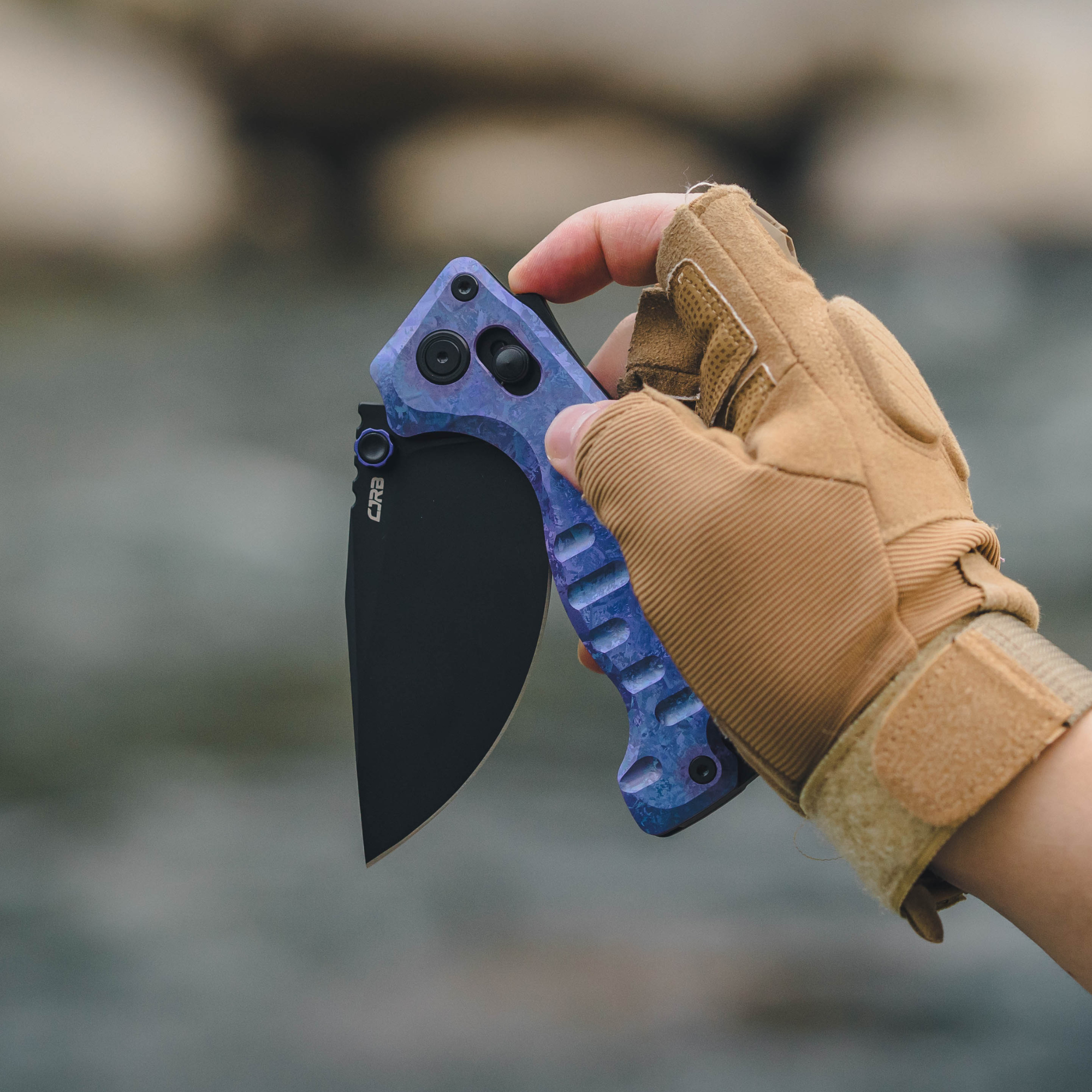 CJRB Doubletap J1970-CPU folding knife side view