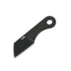 CJRB Chip J1939-BCF fixed blade knife with AR-RPM9 black PVD blade